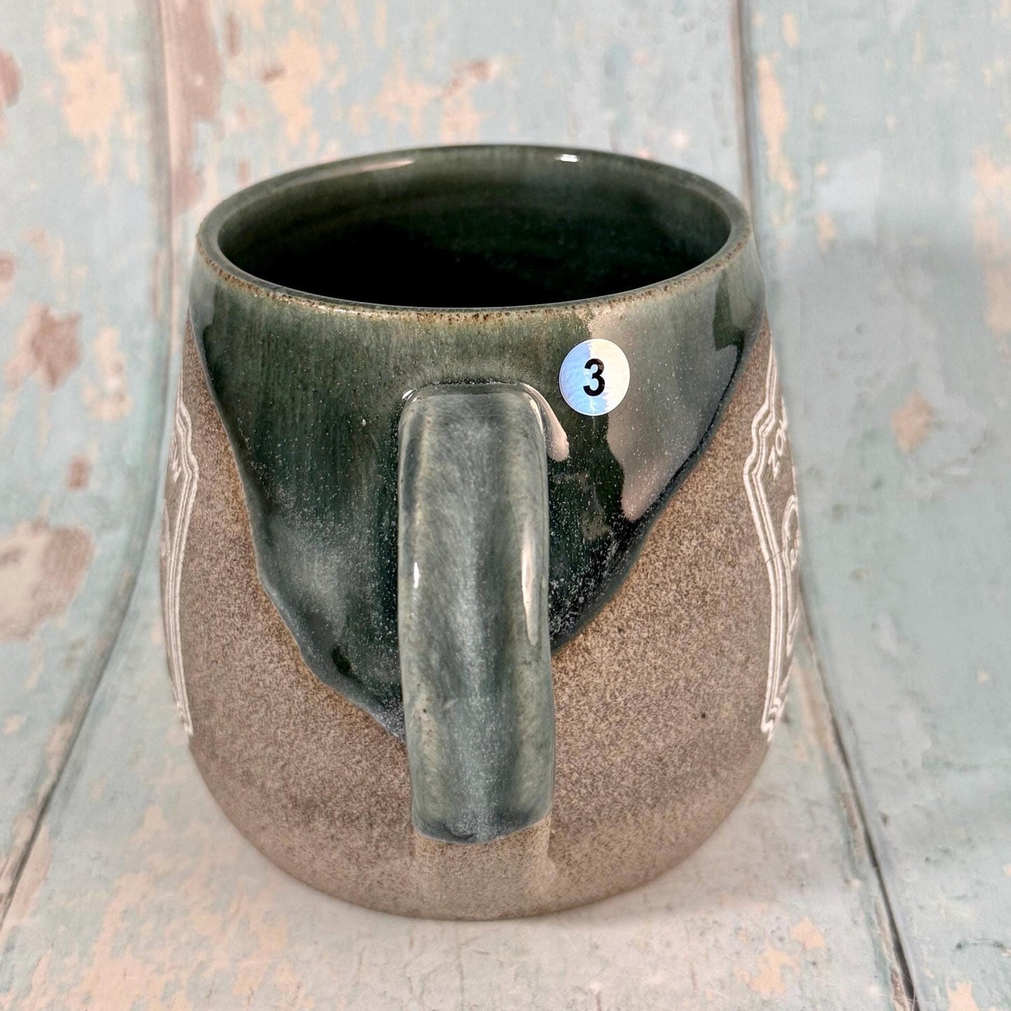 Green Zombie Brew Label Mug Halloween Spooky Season Cup