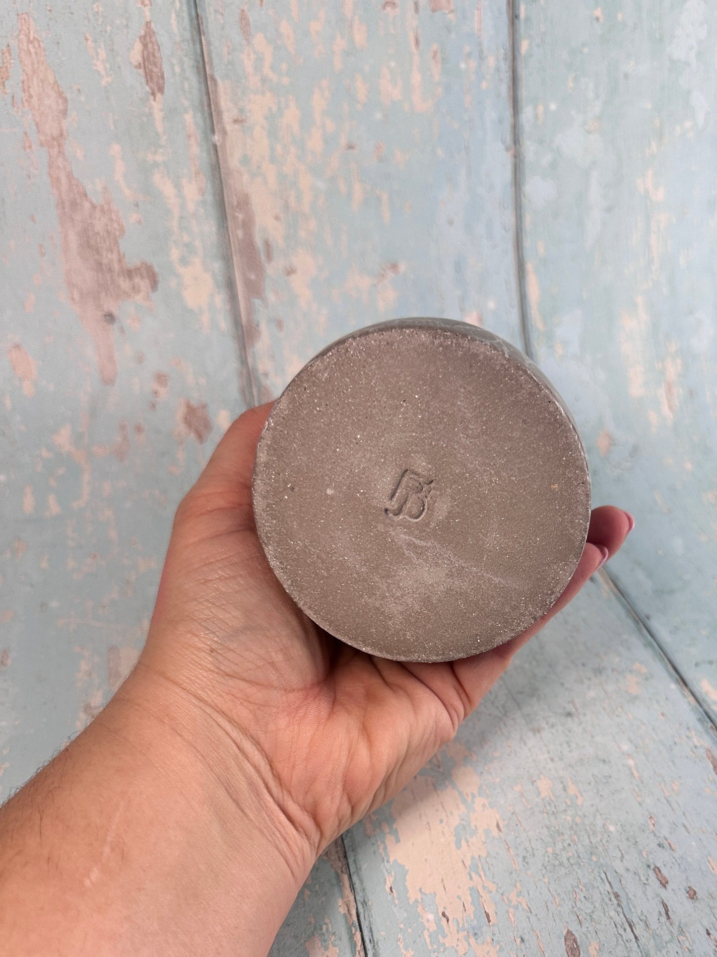 Grey Peony Ceramic Vase, Handmade Modern Pottery