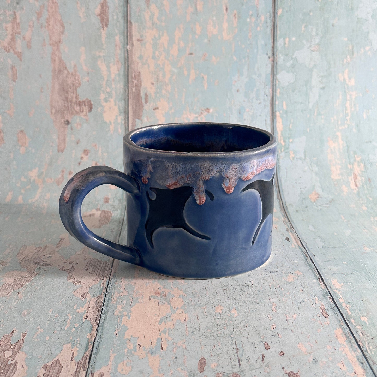 Manta Ray Mug, Large Ceramic Cup