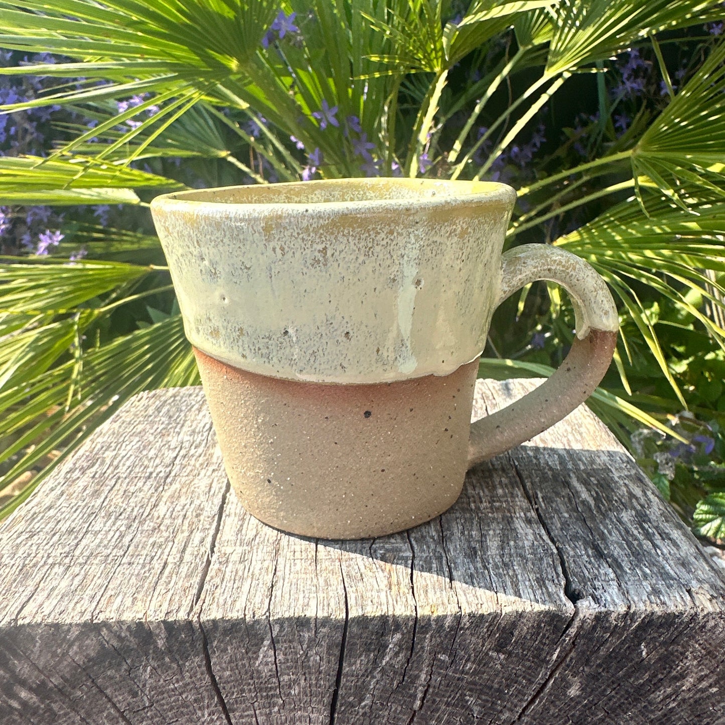 Yellow Ceramic Mug, Handmade Pottery Cup