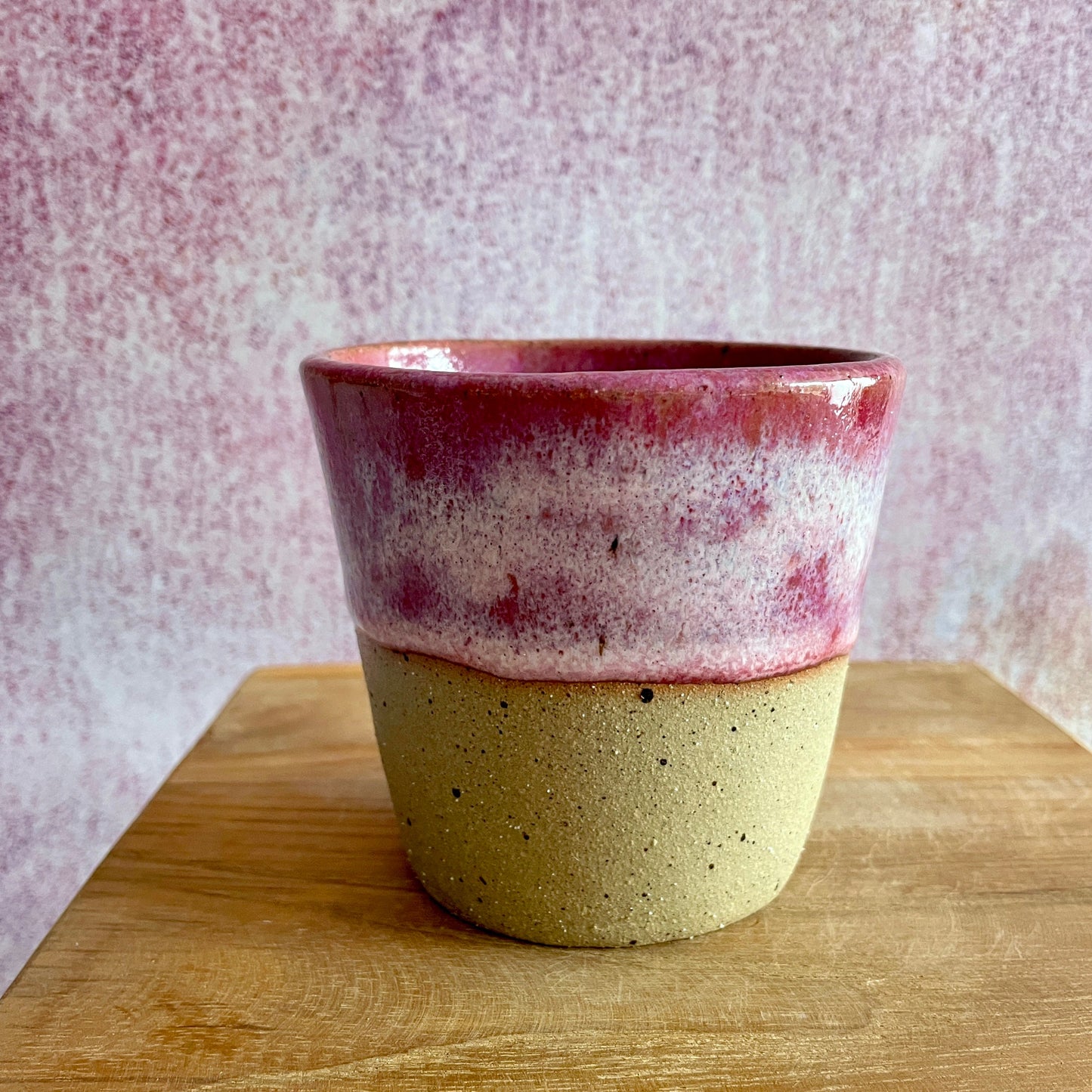 Pink Ceramic Mug, Handmade Cup