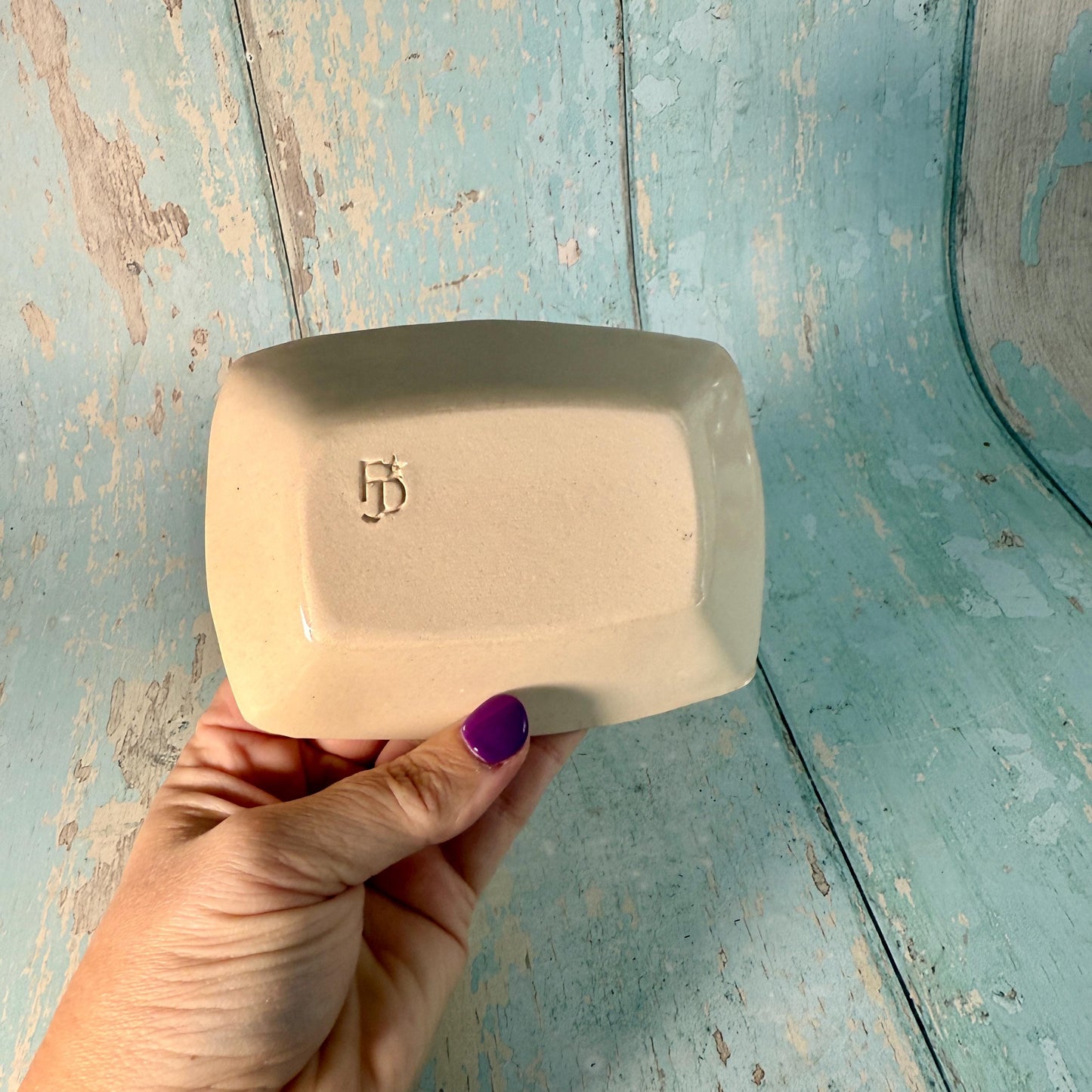 Tarot Card Jewellery Dish, Handmade Ceramic Pot