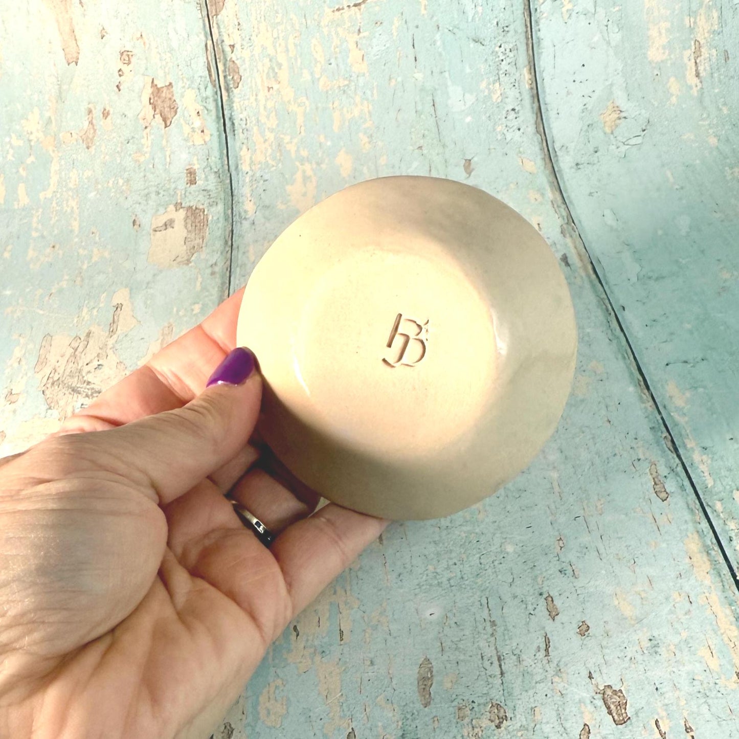 Small Mystical Hand Ring Dish, Handmade Ceramic Pot