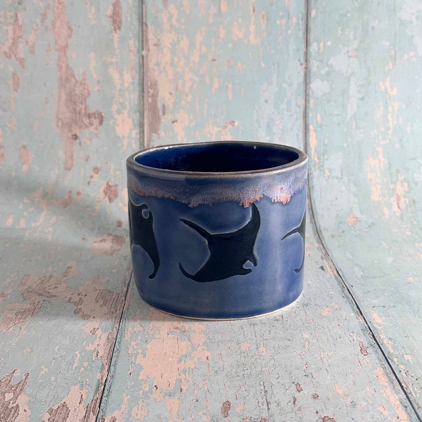 Manta Ray Mug, Large Ceramic Cup