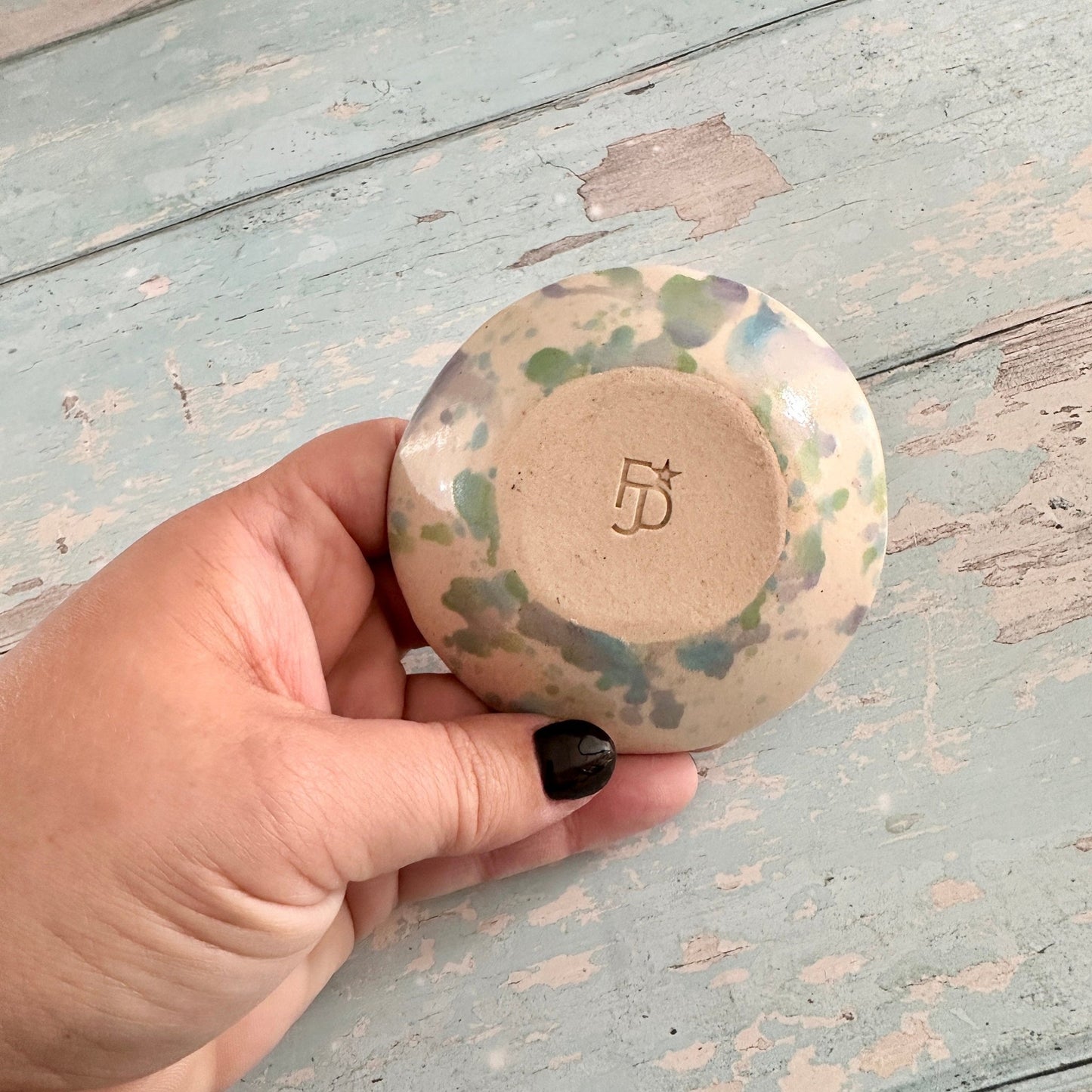 Small Jewellery Dish, Handmade Ceramic Pot - FJD Ceramics