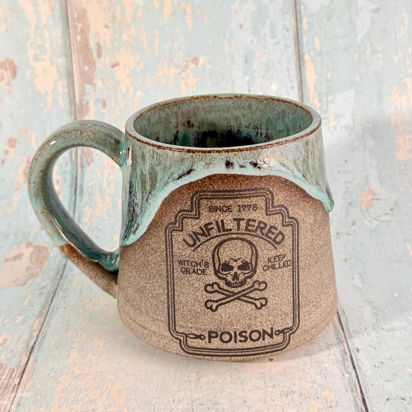 Red and Green Halloween Spooky Poison Mug