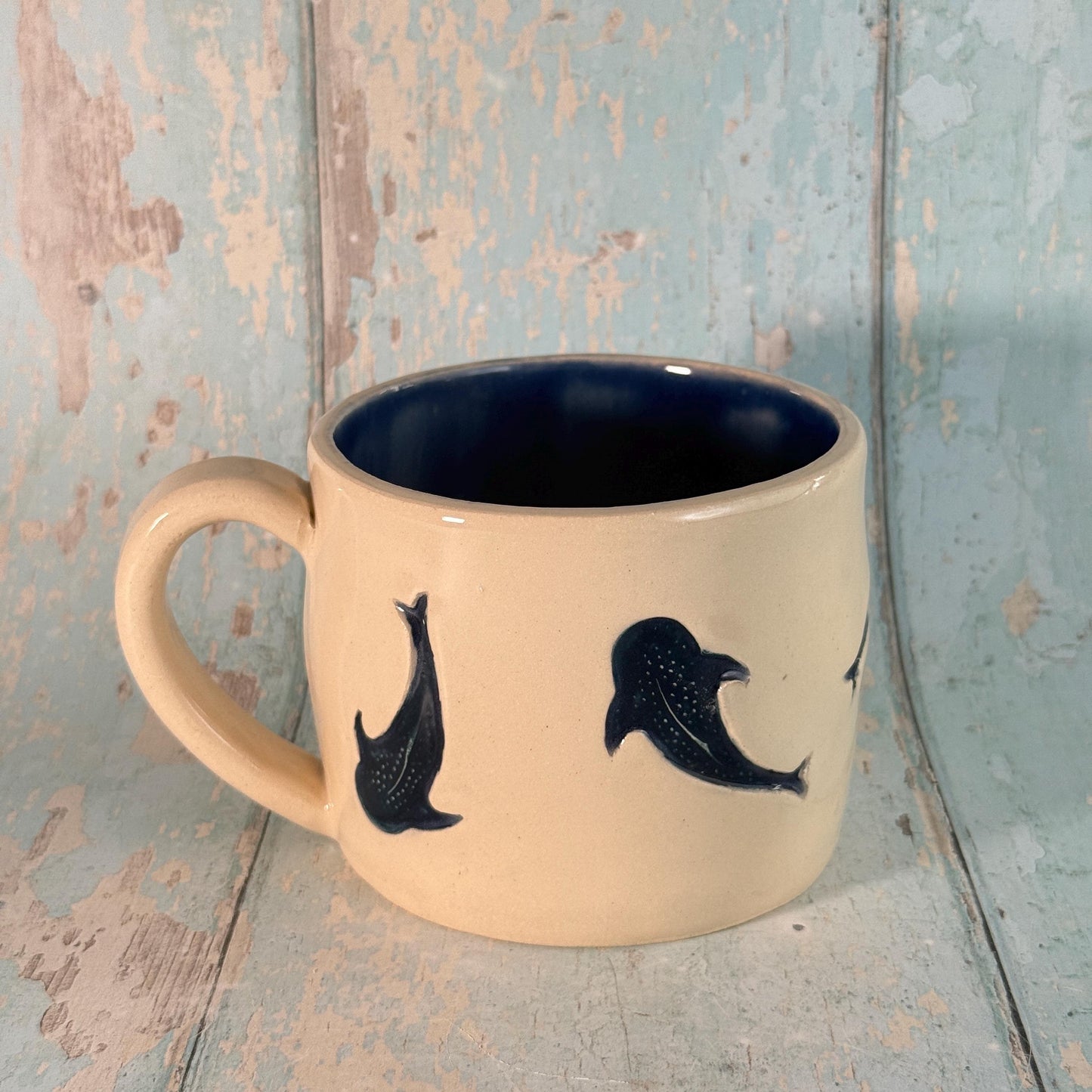 Whale Shark Mug, Large Ceramic Cup