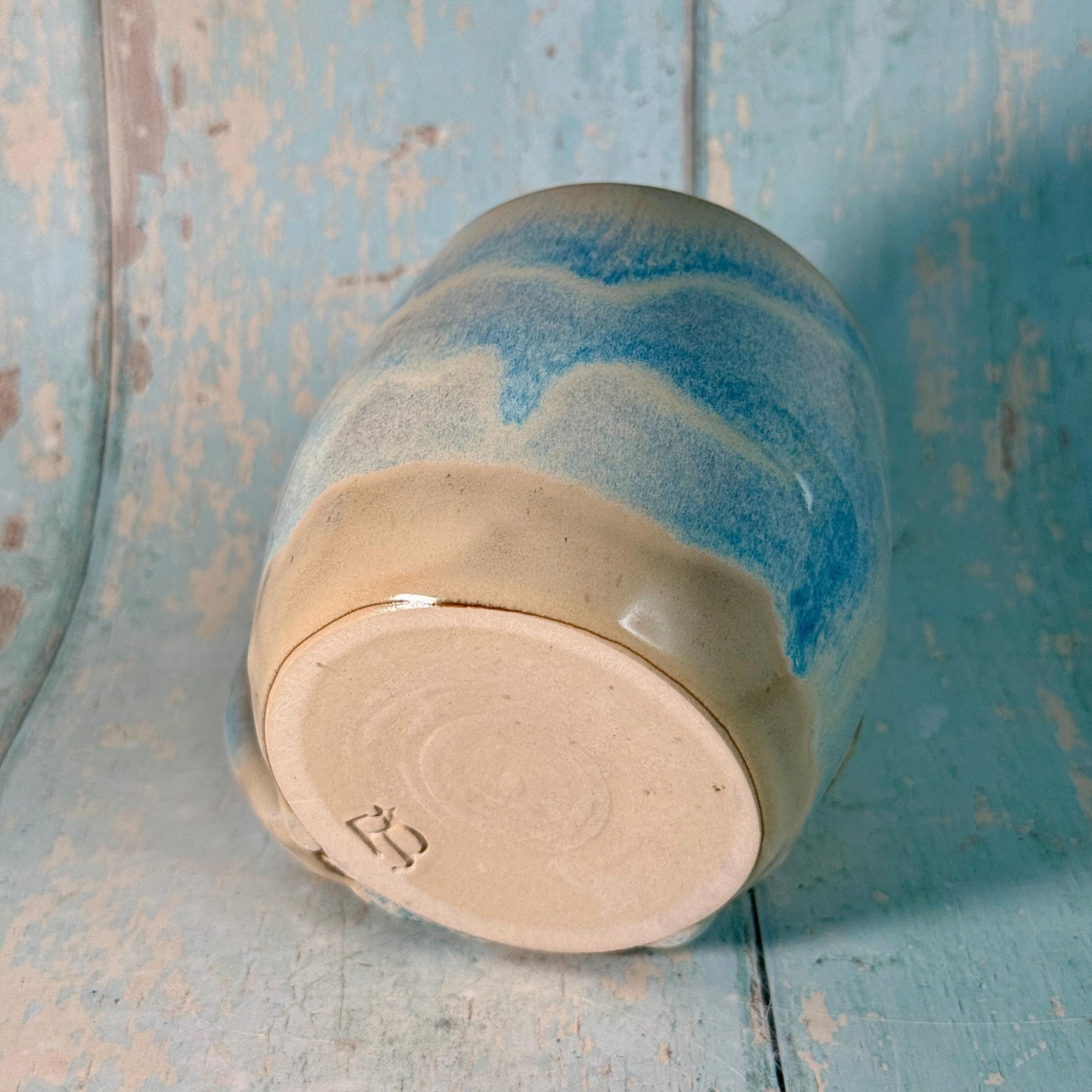 Blue Moon Mug, Large Ceramic Cup