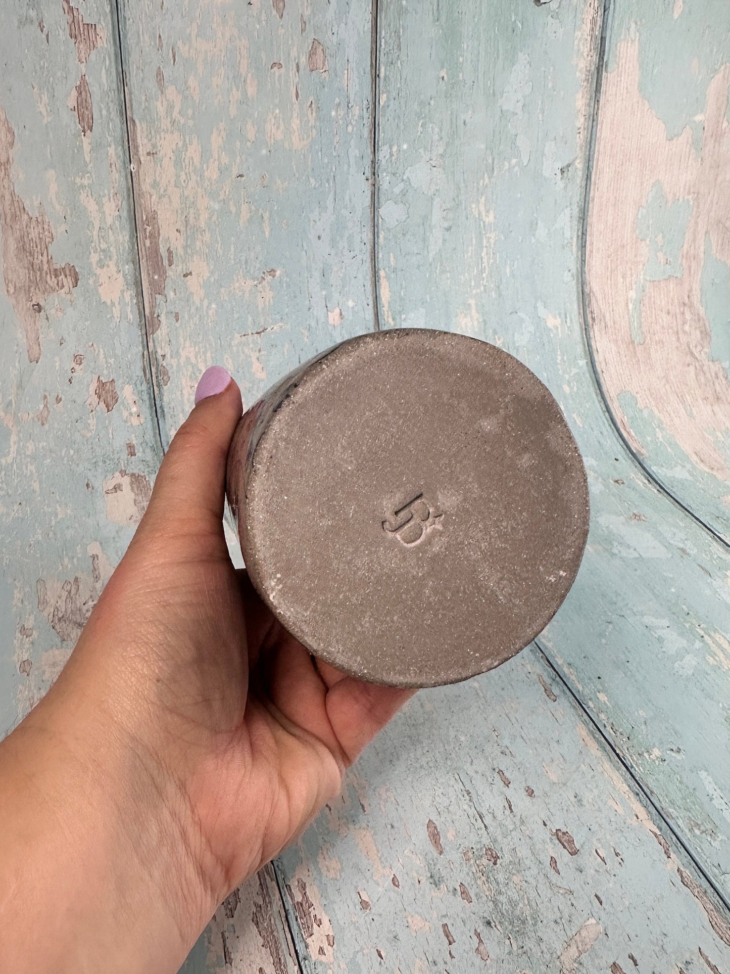 Grey Space Ceramic Vase, Handmade Modern Pottery