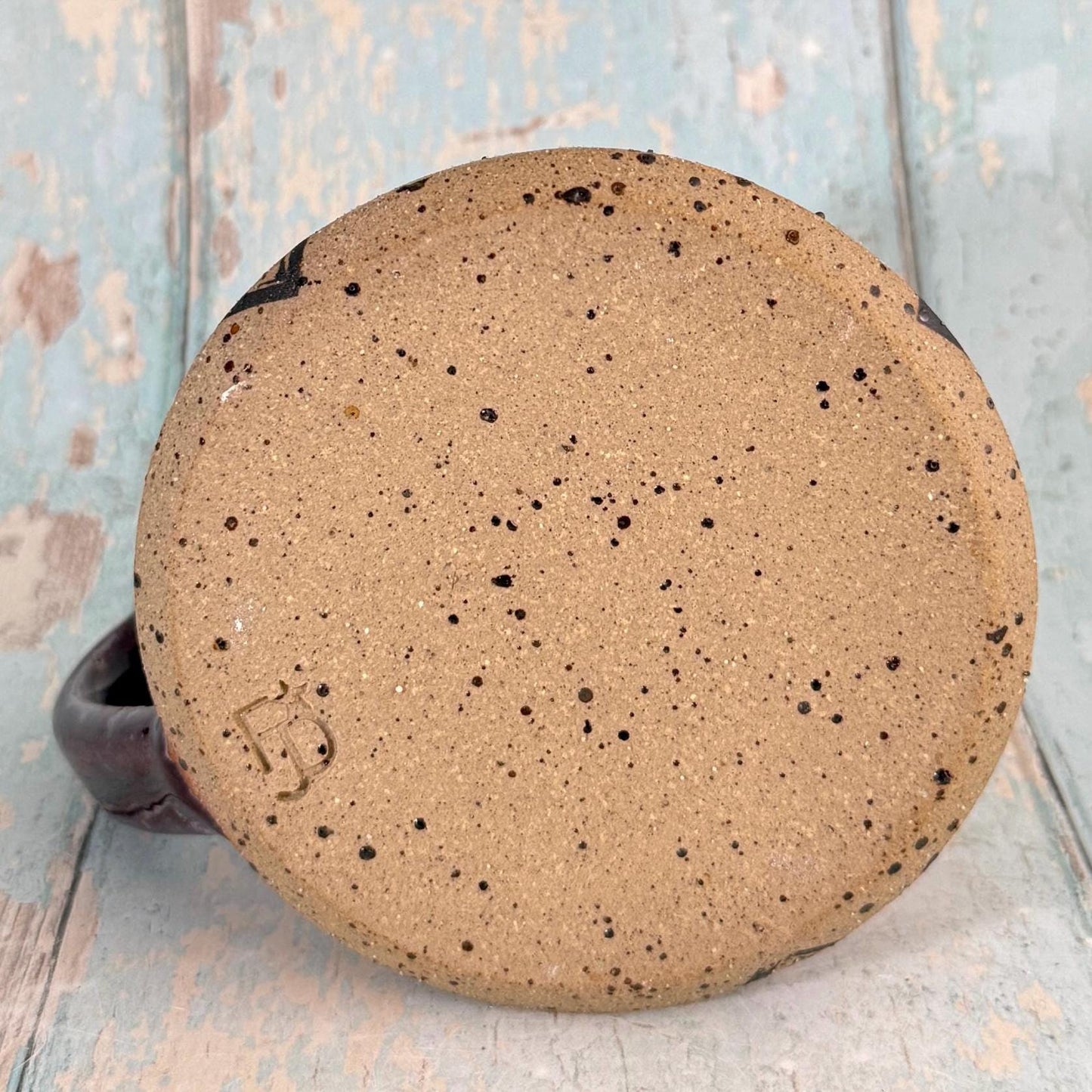 Purple Tarot Mug, Large Ceramic Cup