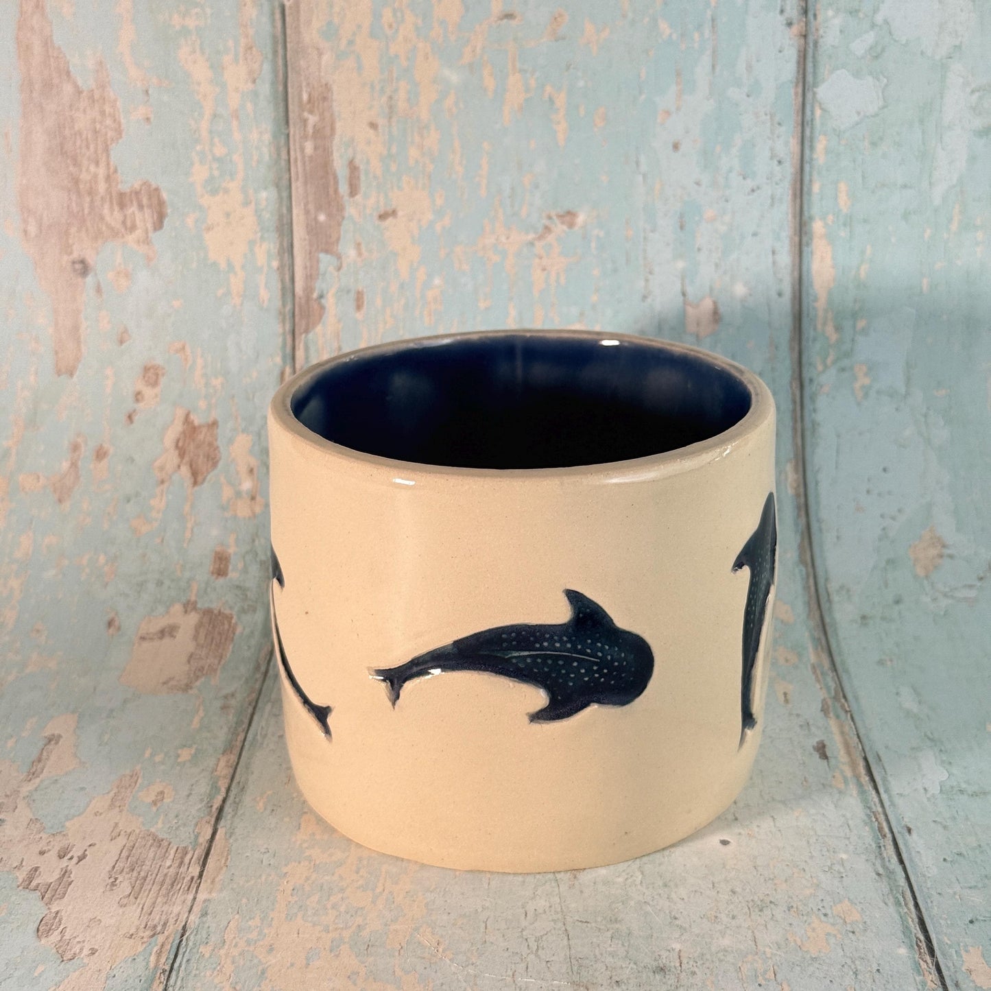Whale Shark Mug, Large Ceramic Cup