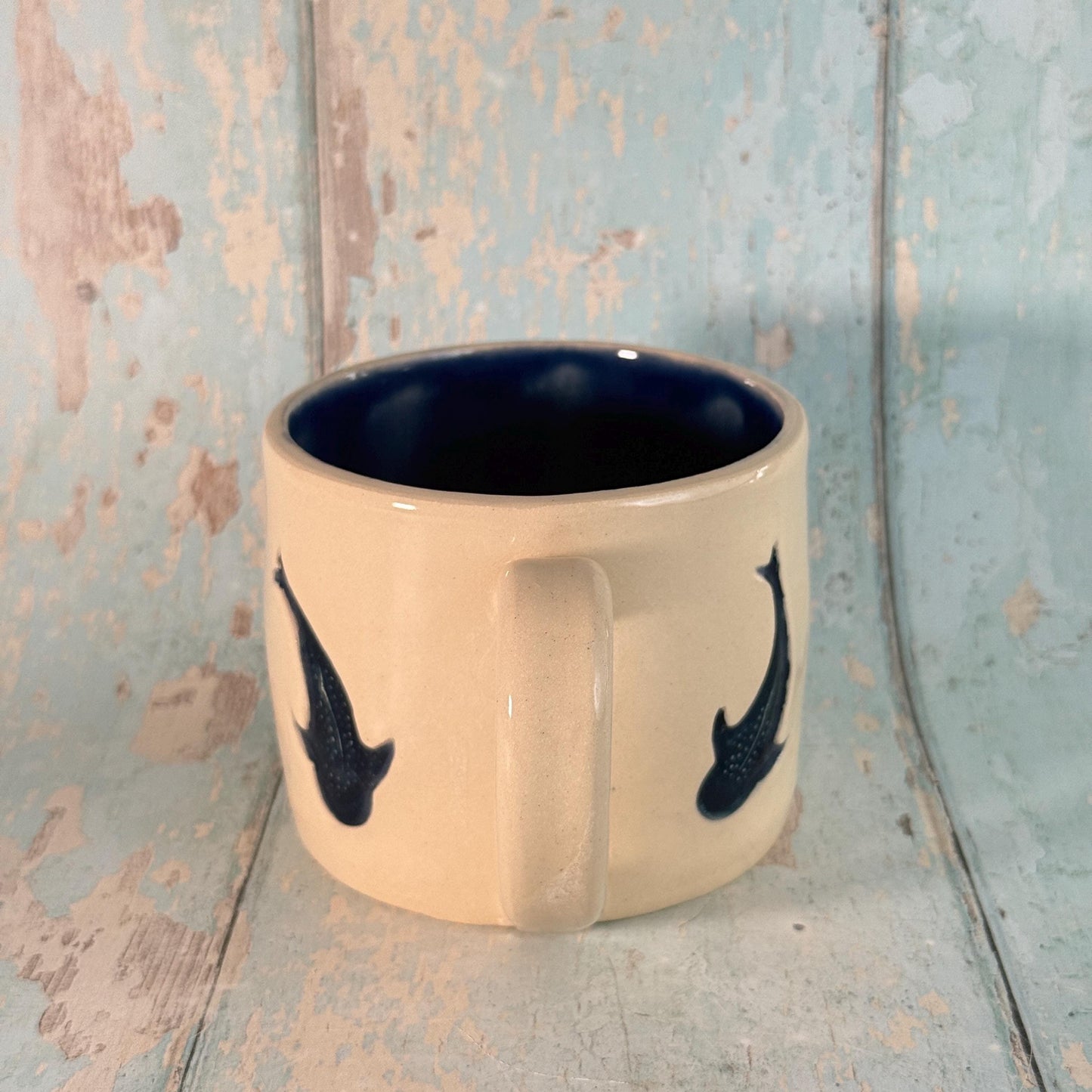 Whale Shark Mug, Large Ceramic Cup