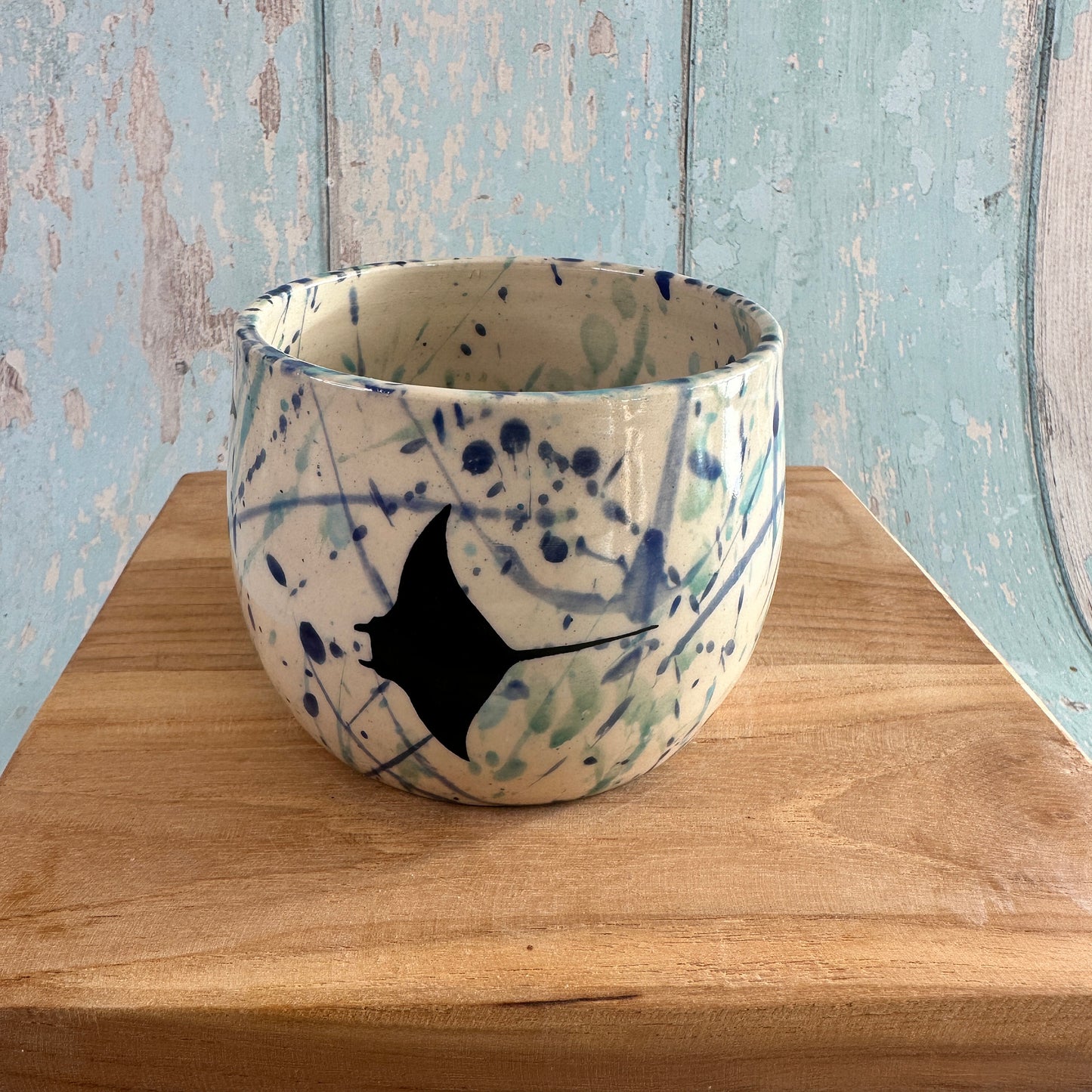 Manta Ray Mug, Large Ceramic Cup