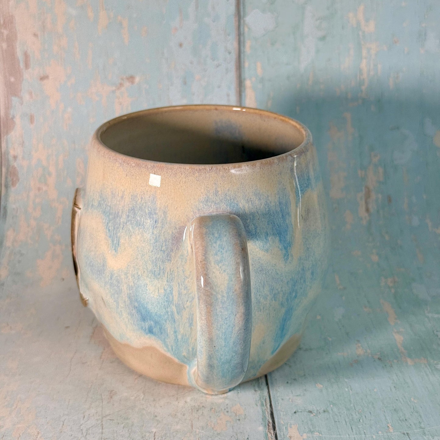 Blue Moon Mug, Large Ceramic Cup