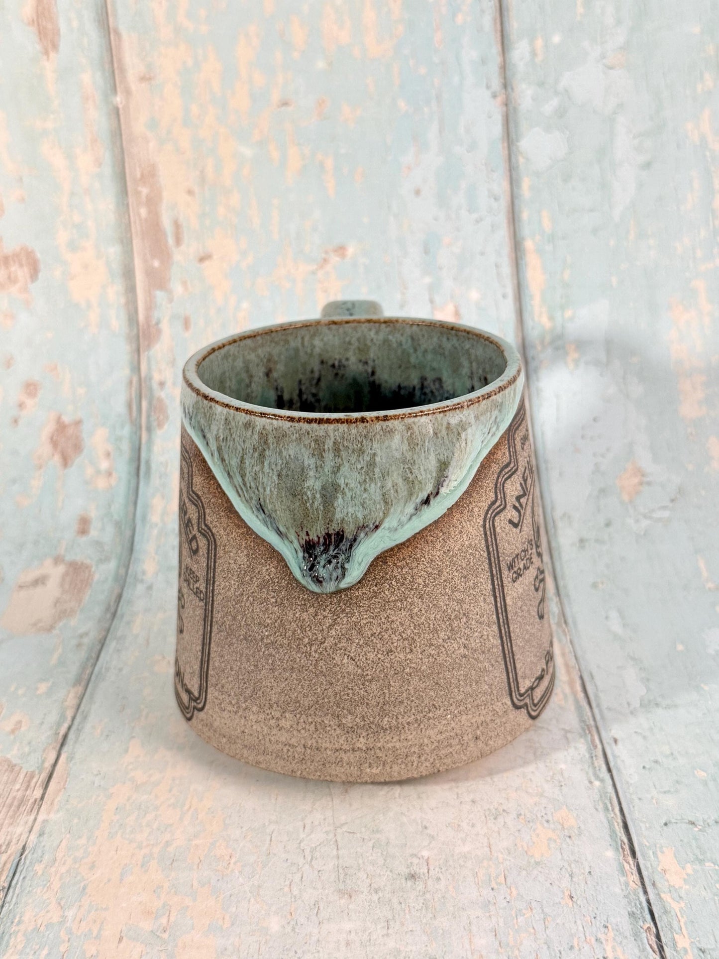 Red and Green Halloween Spooky Poison Mug