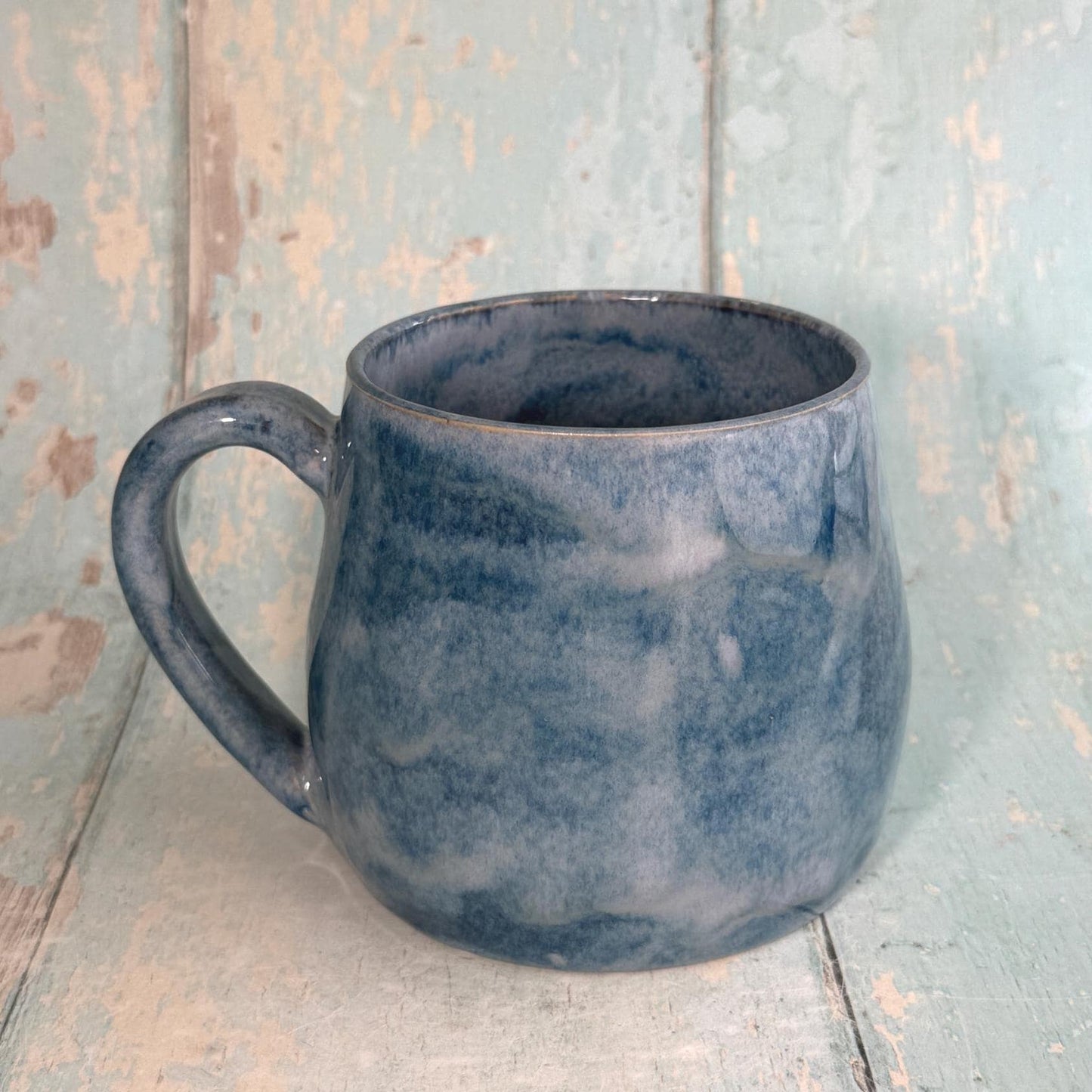 Blue Humpback Whale Mug, Large Ceramic Cup - FJD Ceramics