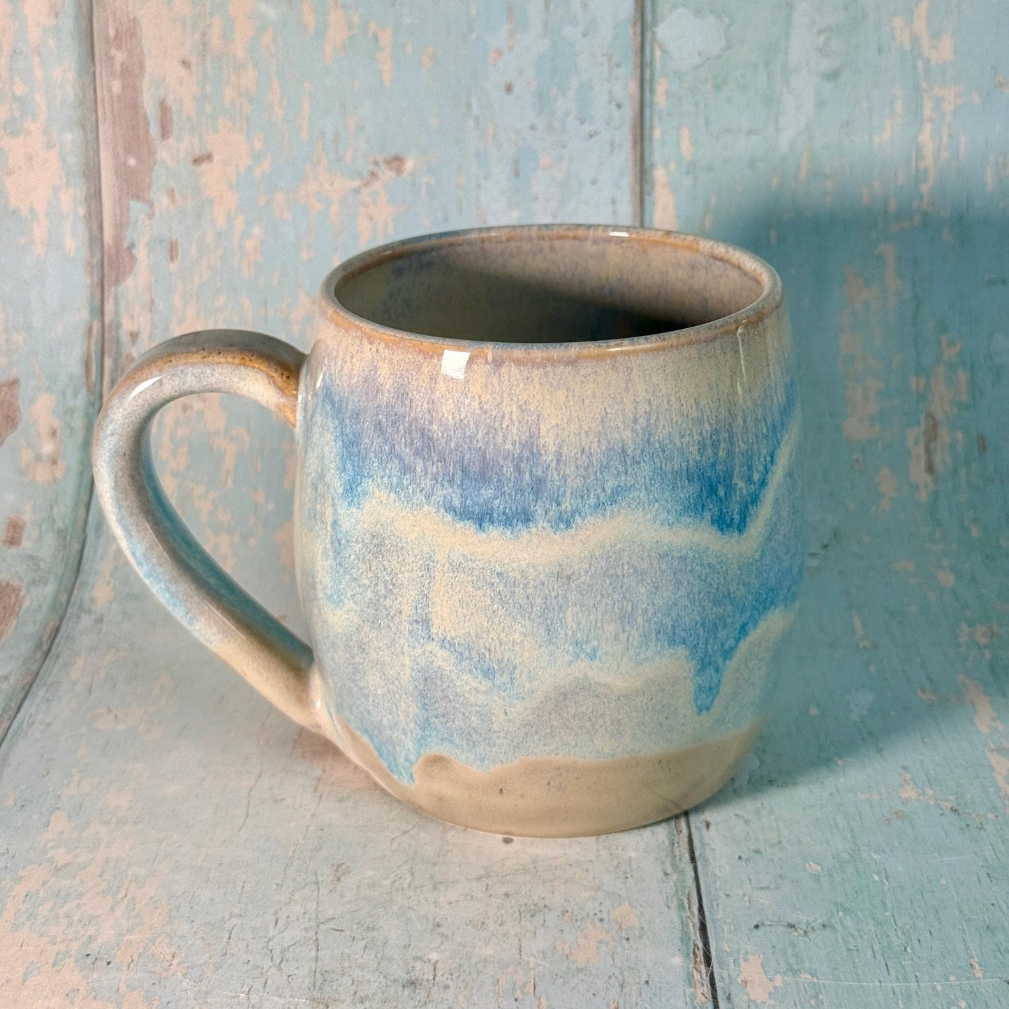 Blue Moon Mug, Large Ceramic Cup - FJD Ceramics