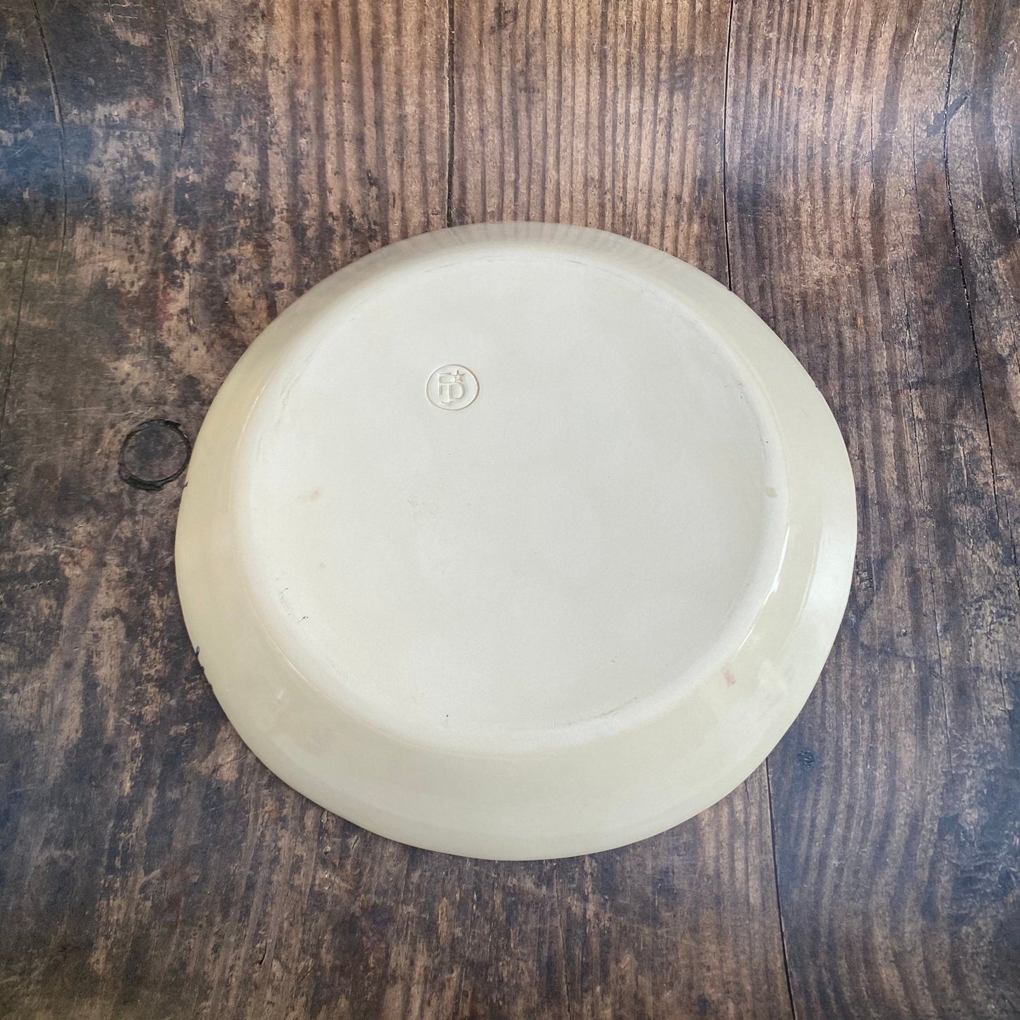 Blue Snowflake Bowl, Large Ceramic Dish - FJD Ceramics