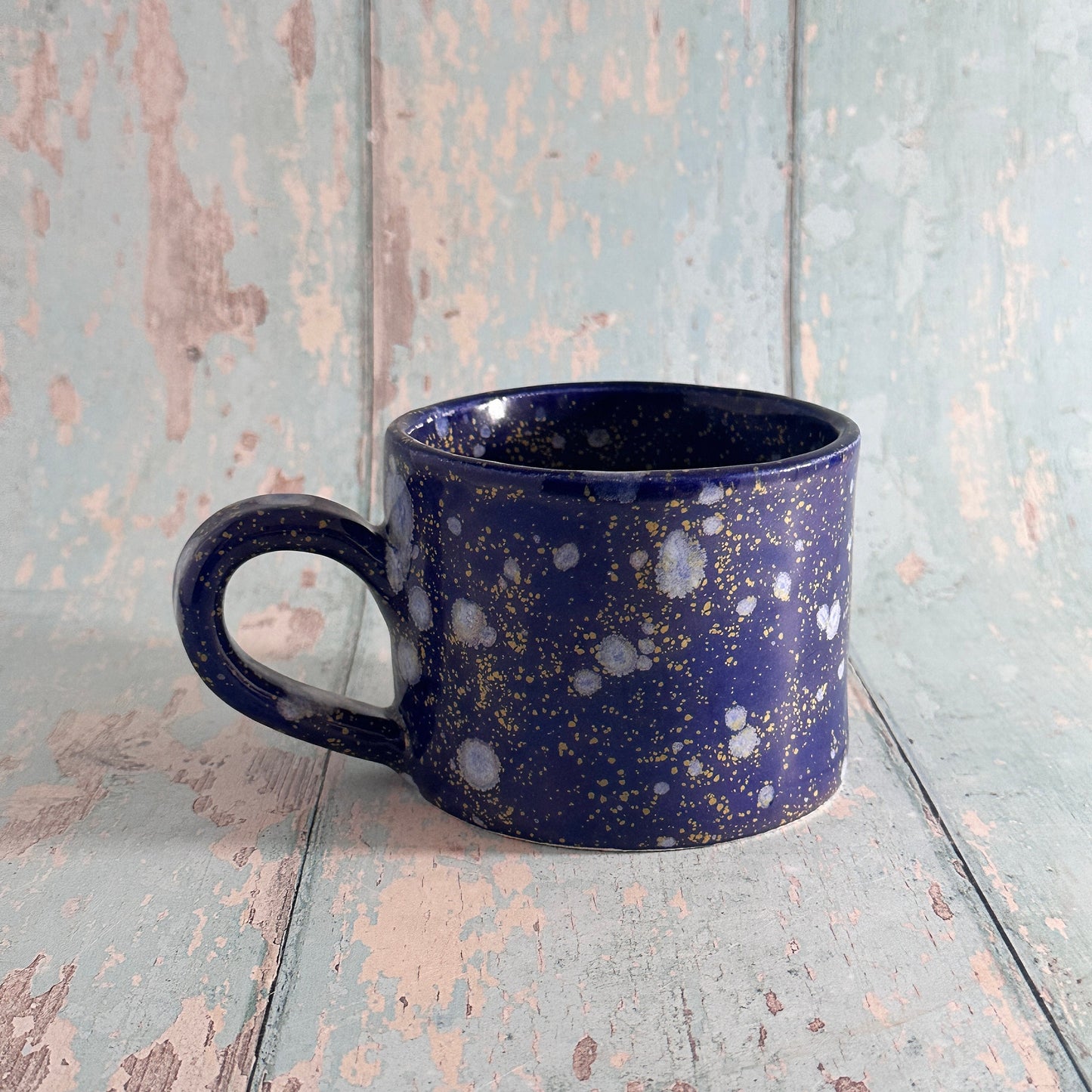 Blue Moon Mug, Large Ceramic Cup