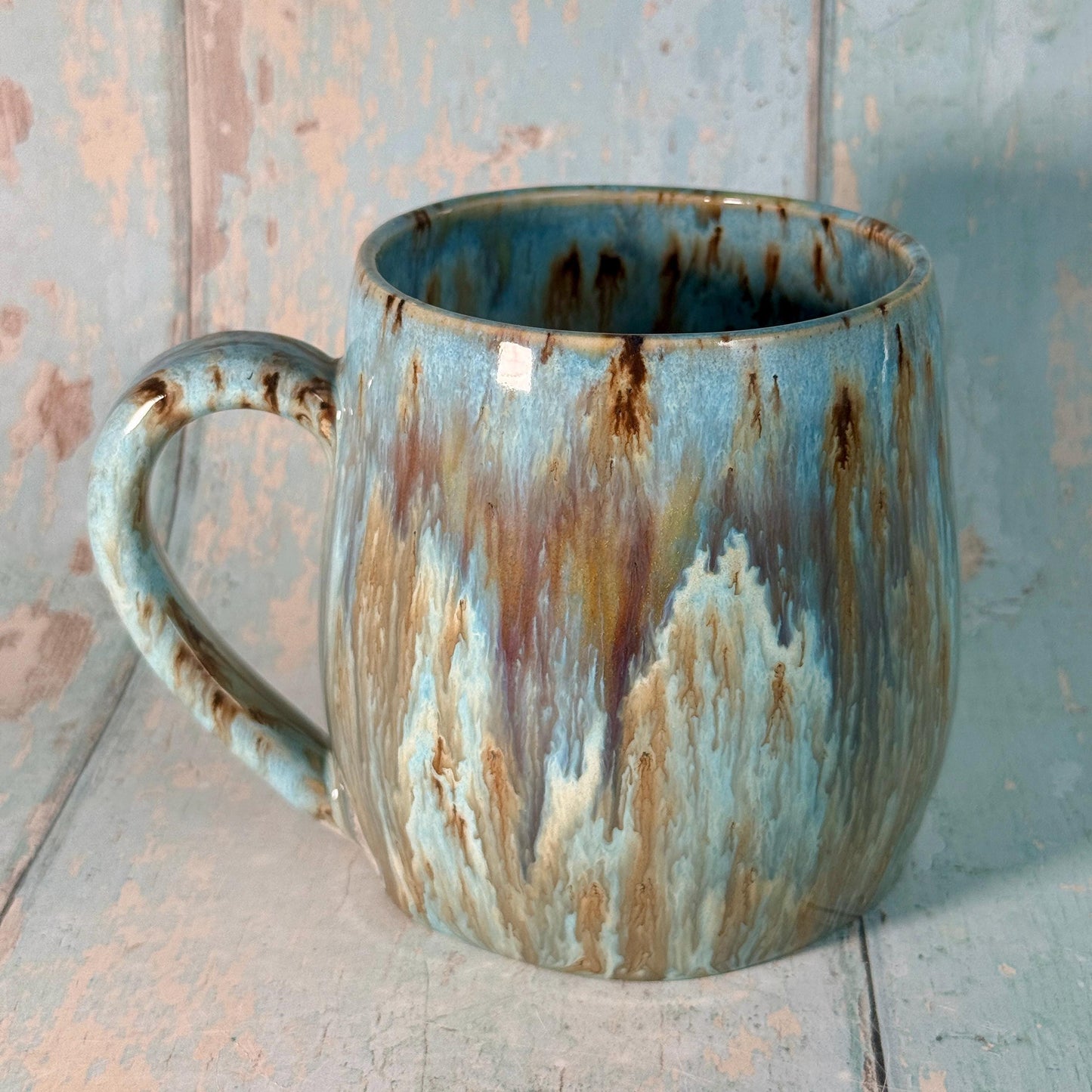 Blue Moon Mug, Large Ceramic Cup