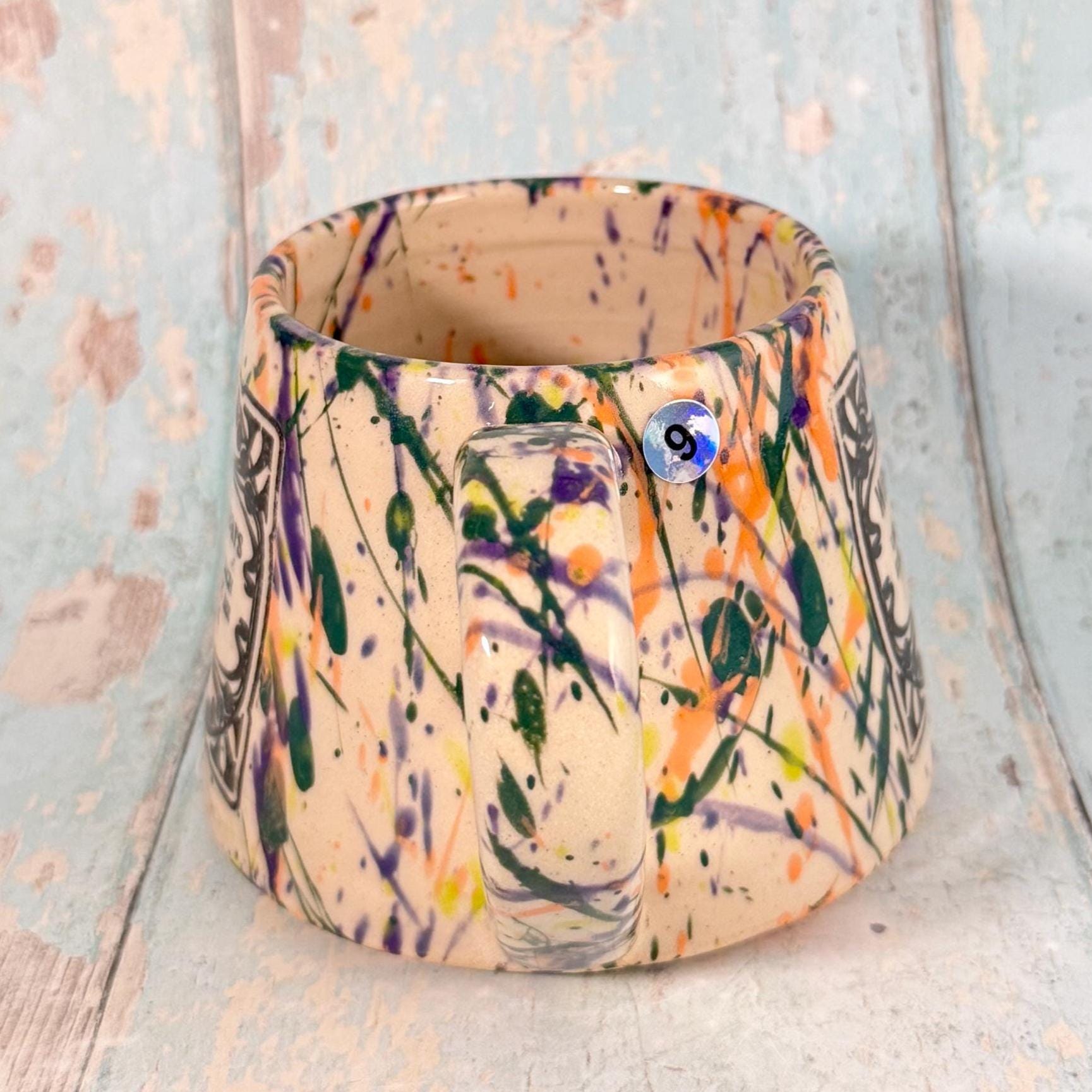 Colourful 'Witches Tears" Label Mug Halloween Spooky Season Cup - FJD Ceramics