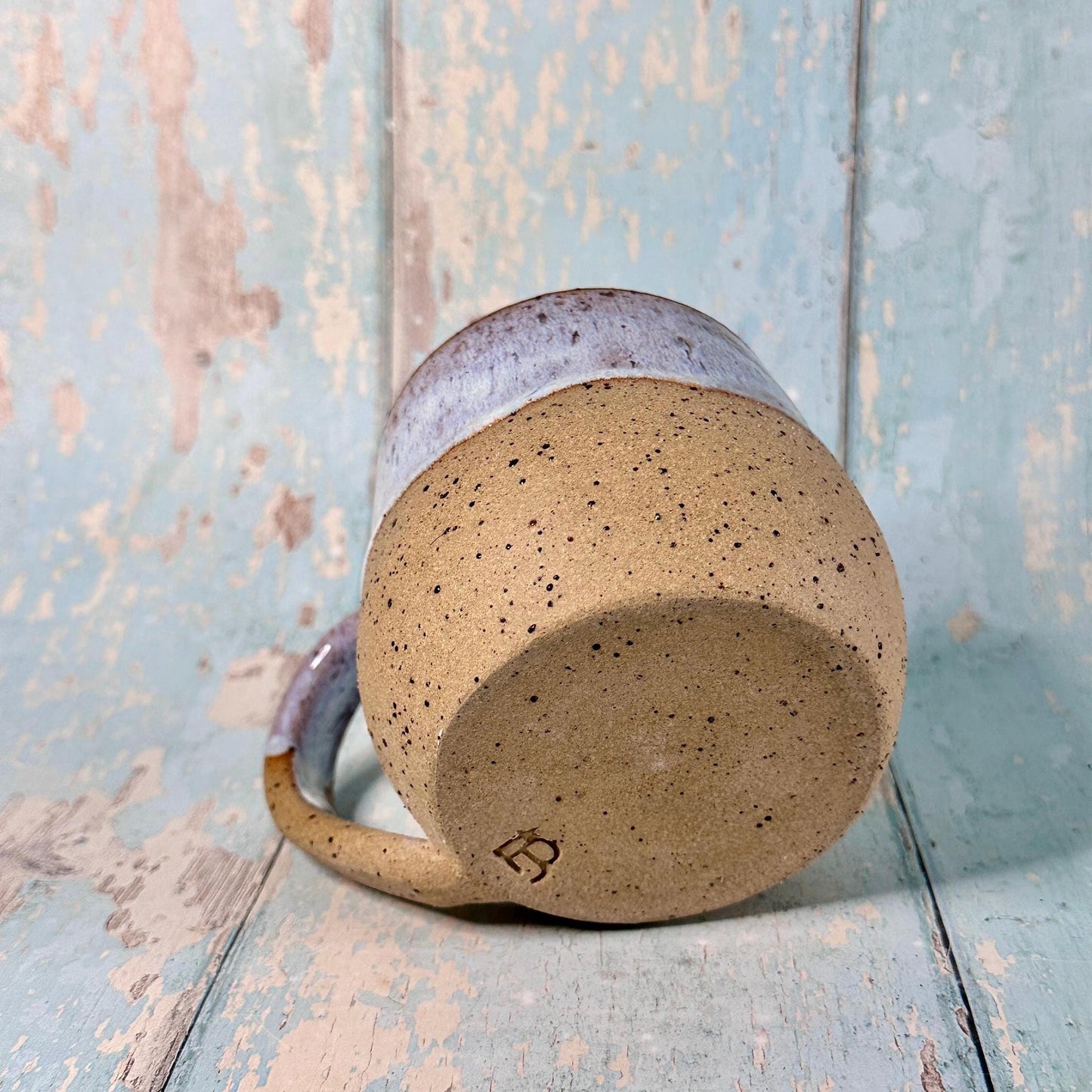 White Christmas Snow Globe Mug, Handmade Ceramic Cup