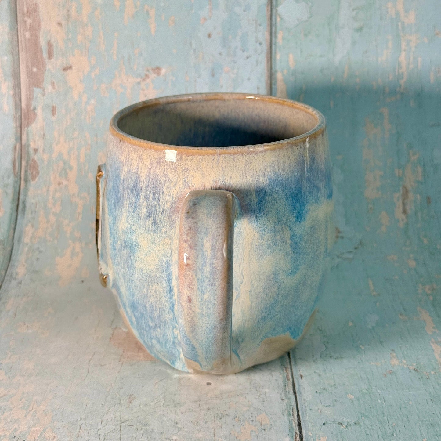 Blue Moon Mug, Large Ceramic Cup