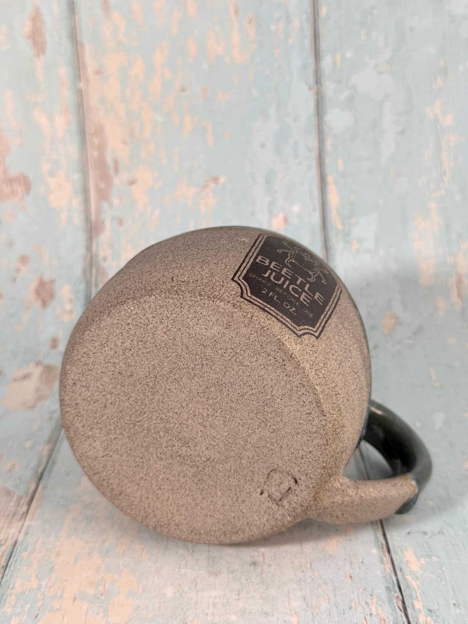 Green Beetle Juice Label Mug Halloween Spooky Season Cup - FJD Ceramics