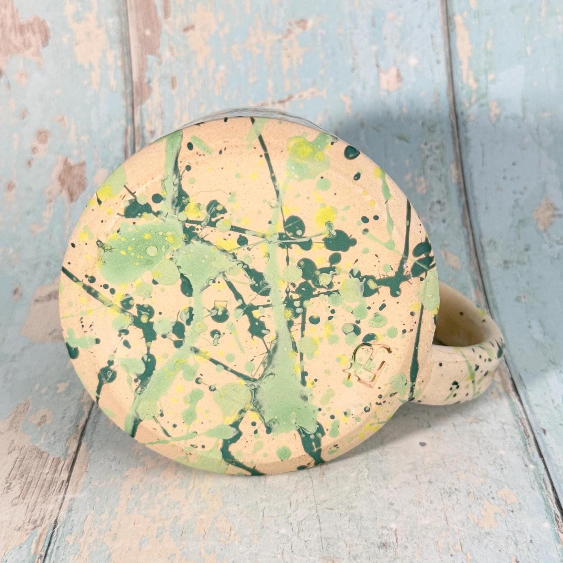 Green 'Eye of Newt" Label Mug Halloween Spooky Season Witch Cup - FJD Ceramics