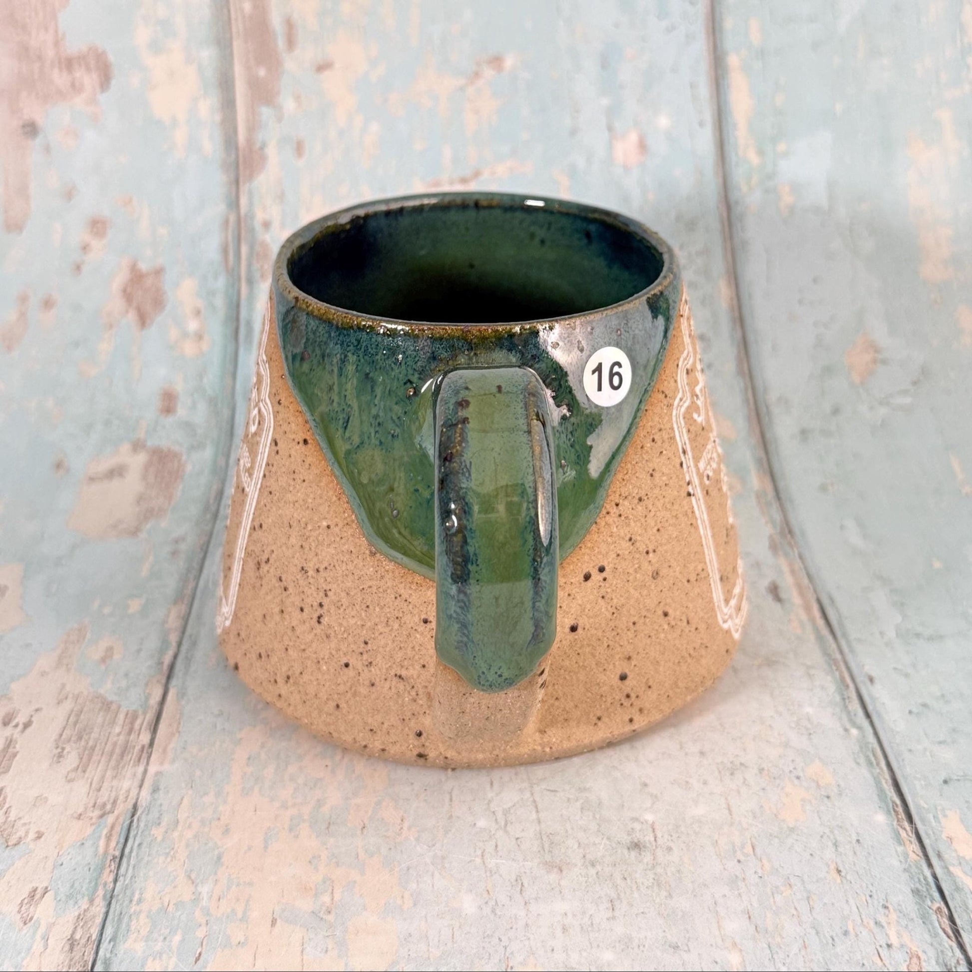 Green "Poison" Witch Label Mug Halloween Spooky Season Cup - FJD Ceramics