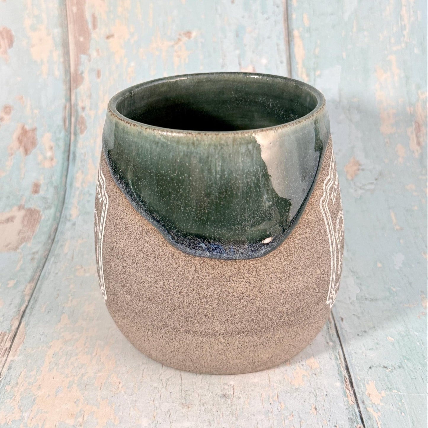 Green Zombie Brew Label Mug Halloween Spooky Season Cup - FJD Ceramics