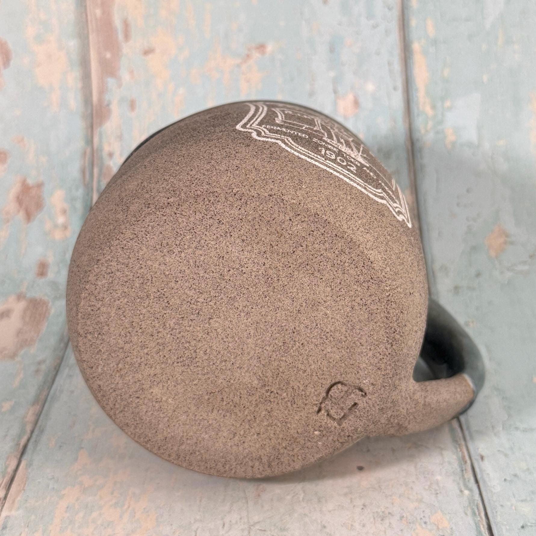 Green Zombie Brew Label Mug Halloween Spooky Season Cup - FJD Ceramics