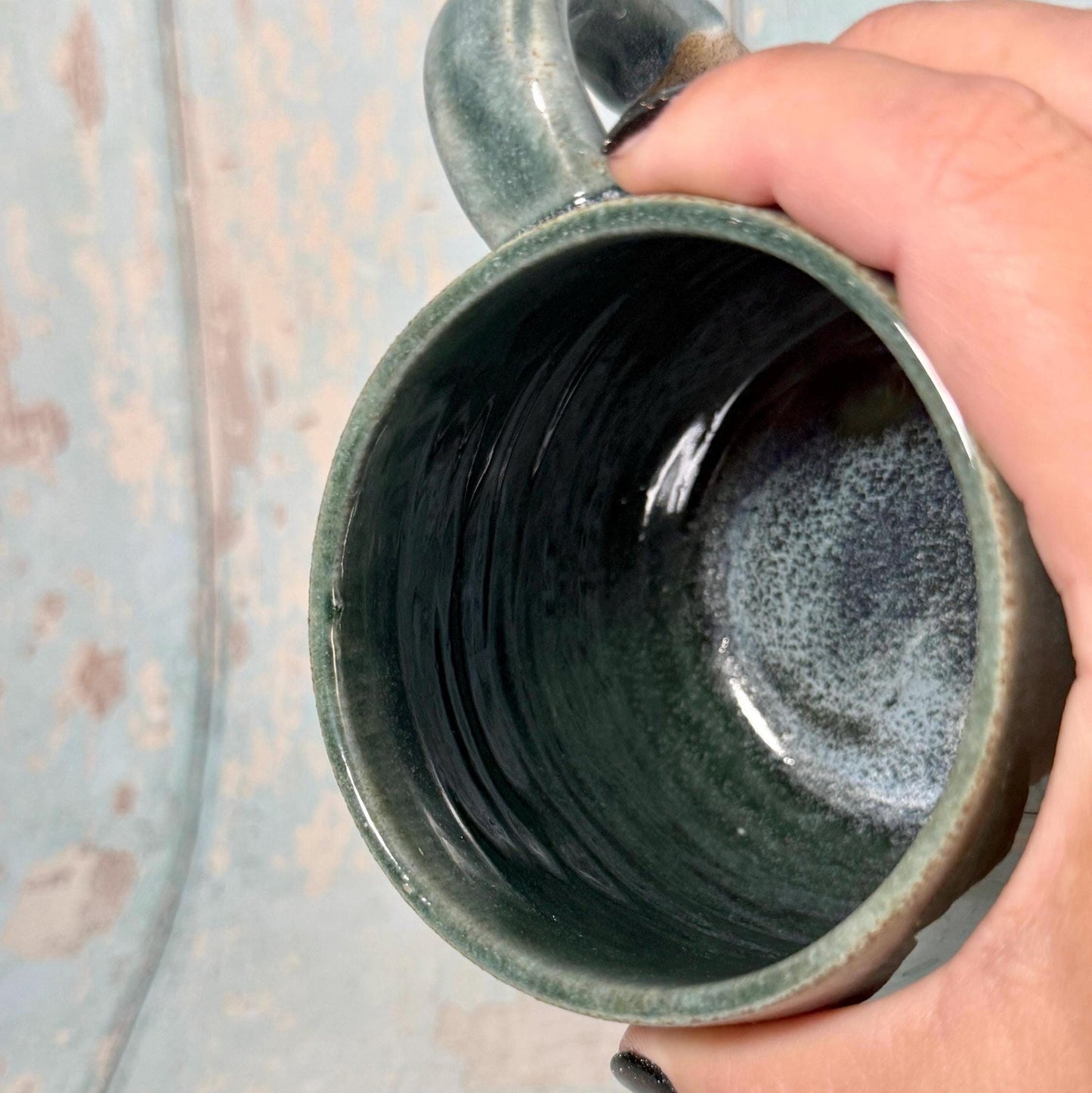 Green Zombie Brew Label Mug Halloween Spooky Season Cup - FJD Ceramics