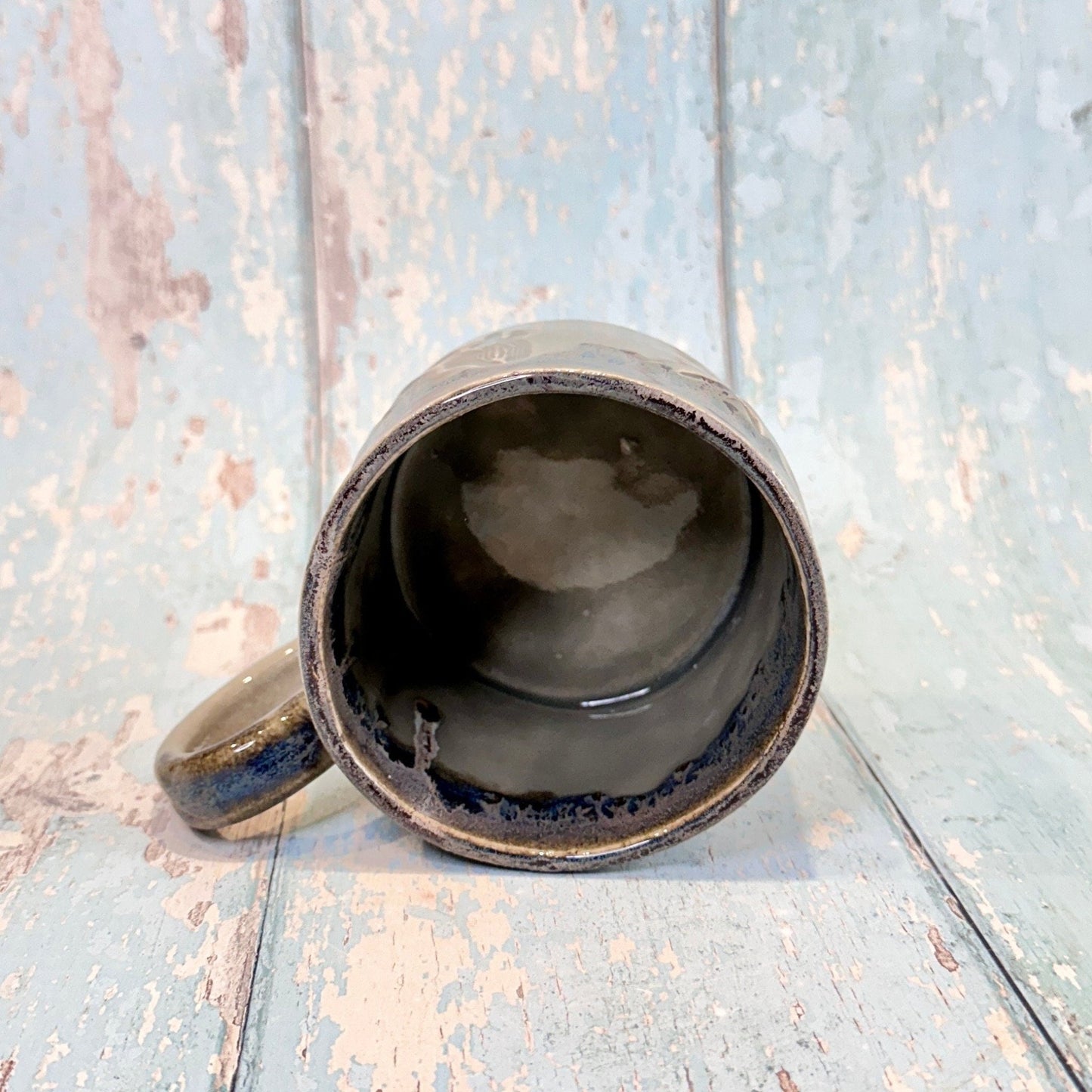 Grey Humpback Whale Mug, Large Ceramic Cup - FJD Ceramics