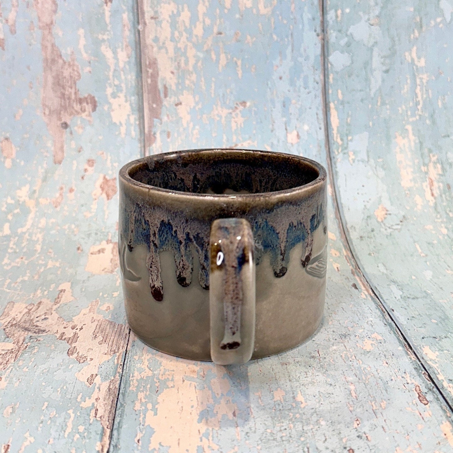 Grey Humpback Whale Mug, Large Ceramic Cup - FJD Ceramics