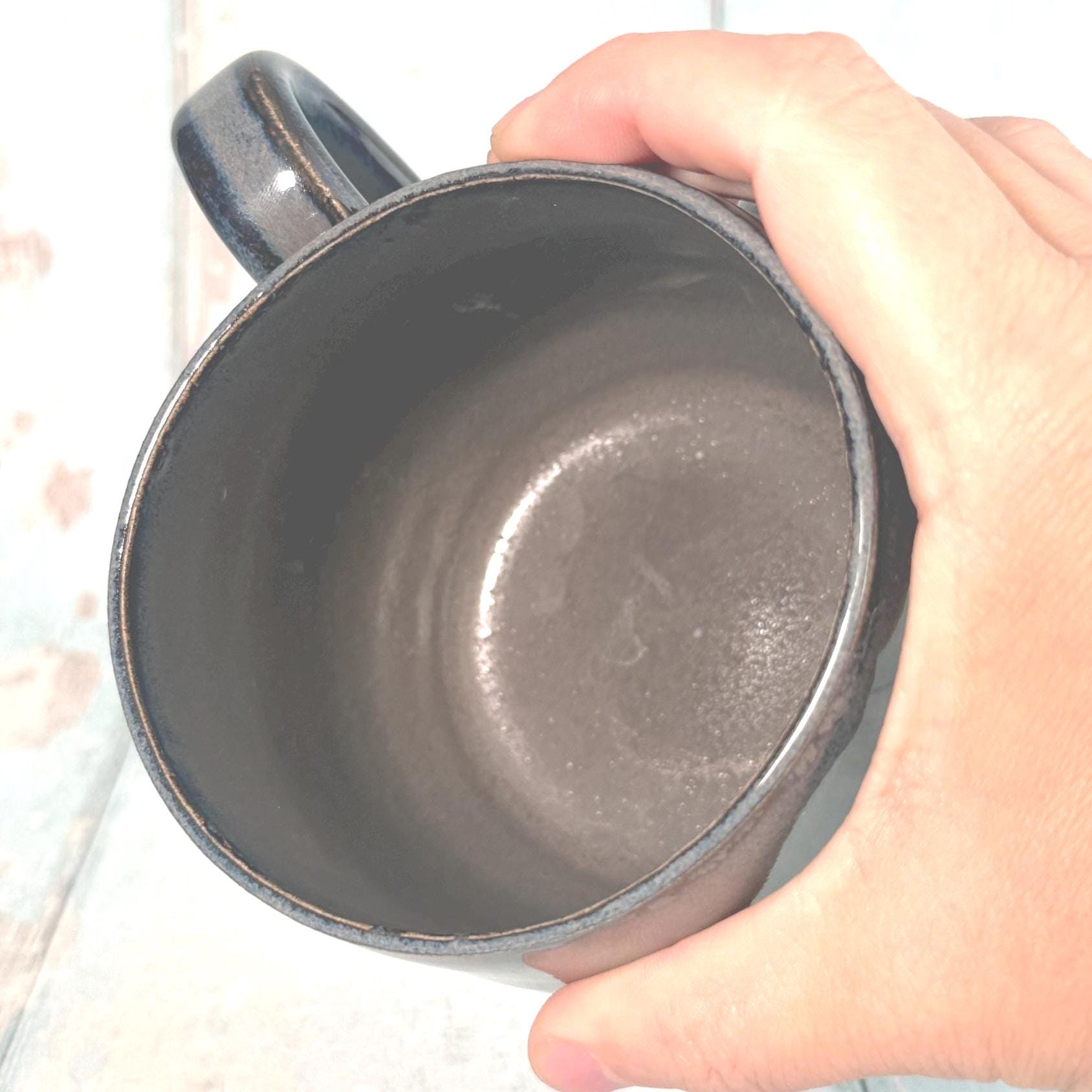 Grey Humpback Whale Mug, Large Ceramic Cup - Second - FJD Ceramics