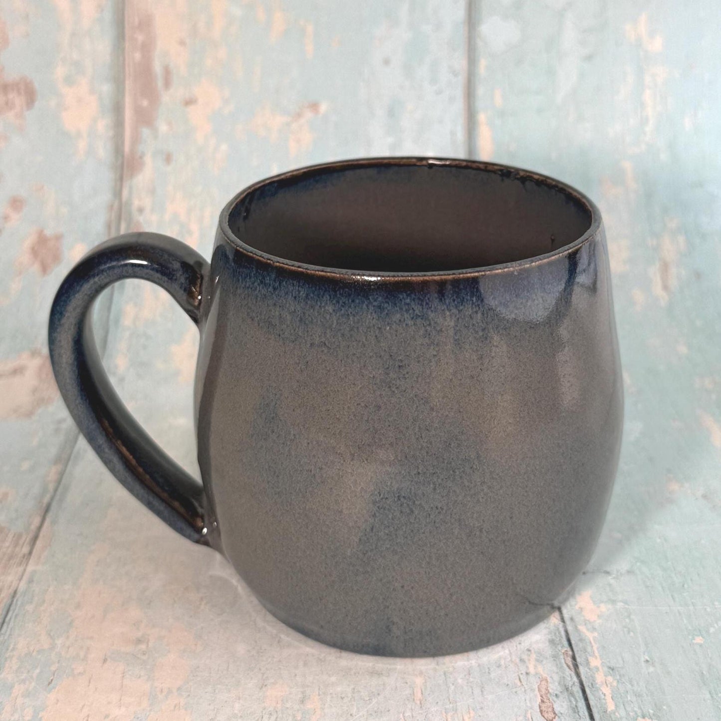 Grey Humpback Whale Mug, Large Ceramic Cup - Second - FJD Ceramics