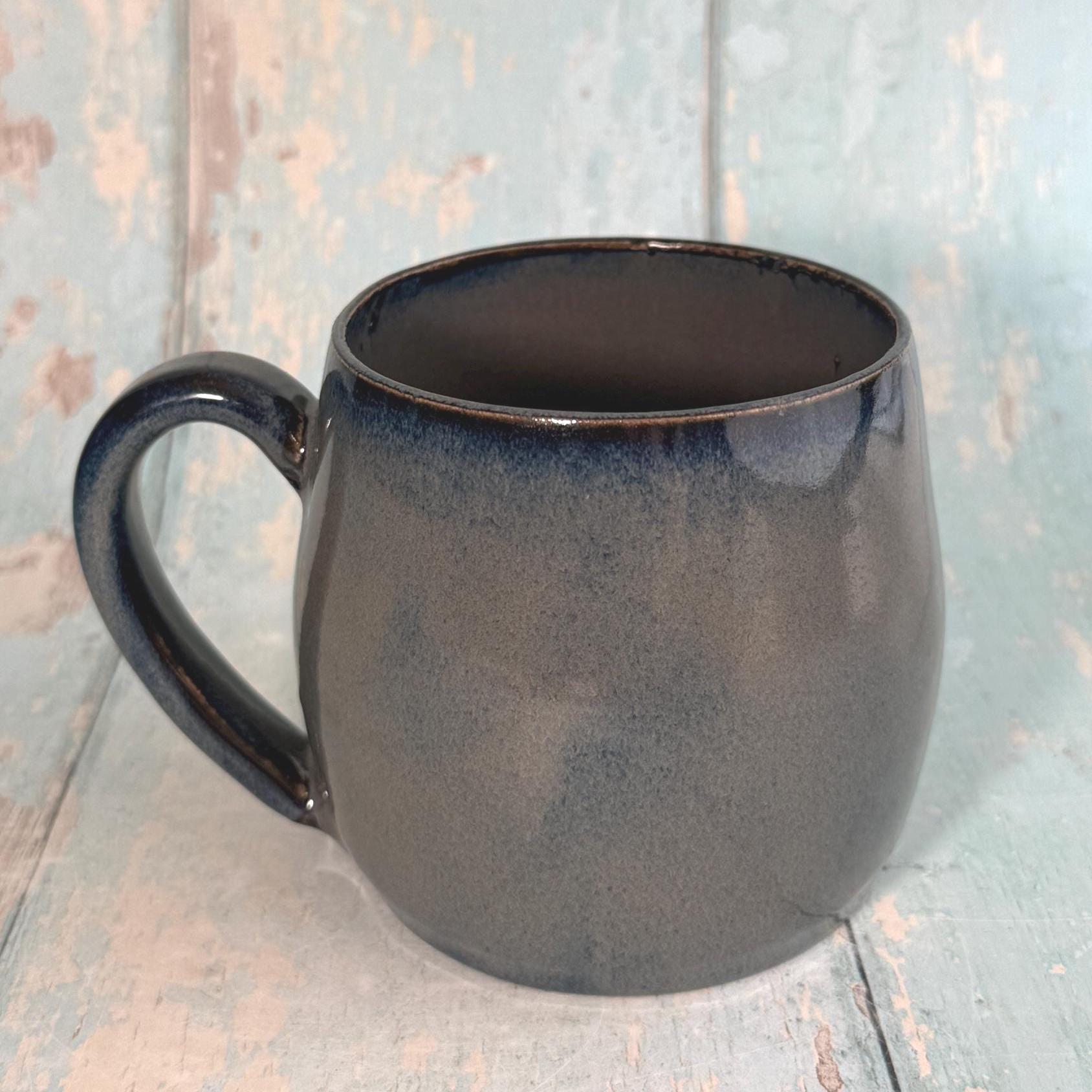 Grey Humpback Whale Mug, Large Ceramic Cup - Second - FJD Ceramics