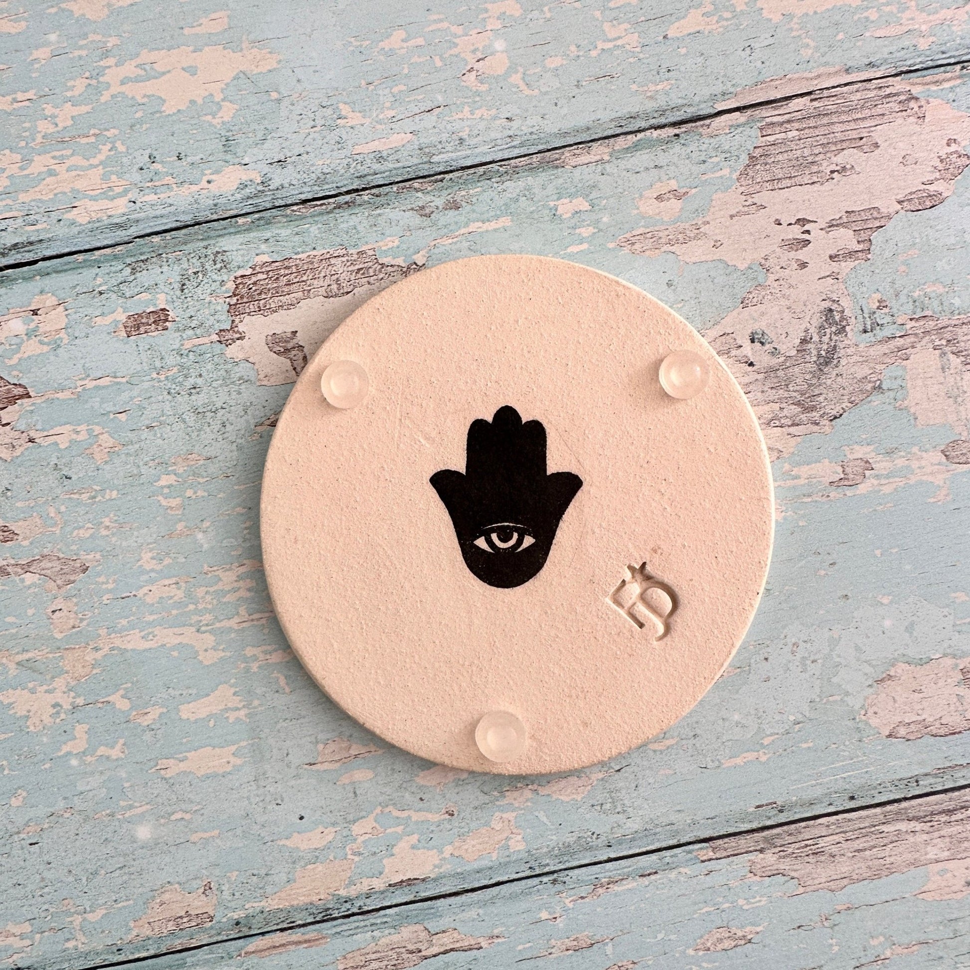 Handmade Ouija Board Ceramic Coaster - FJD Ceramics