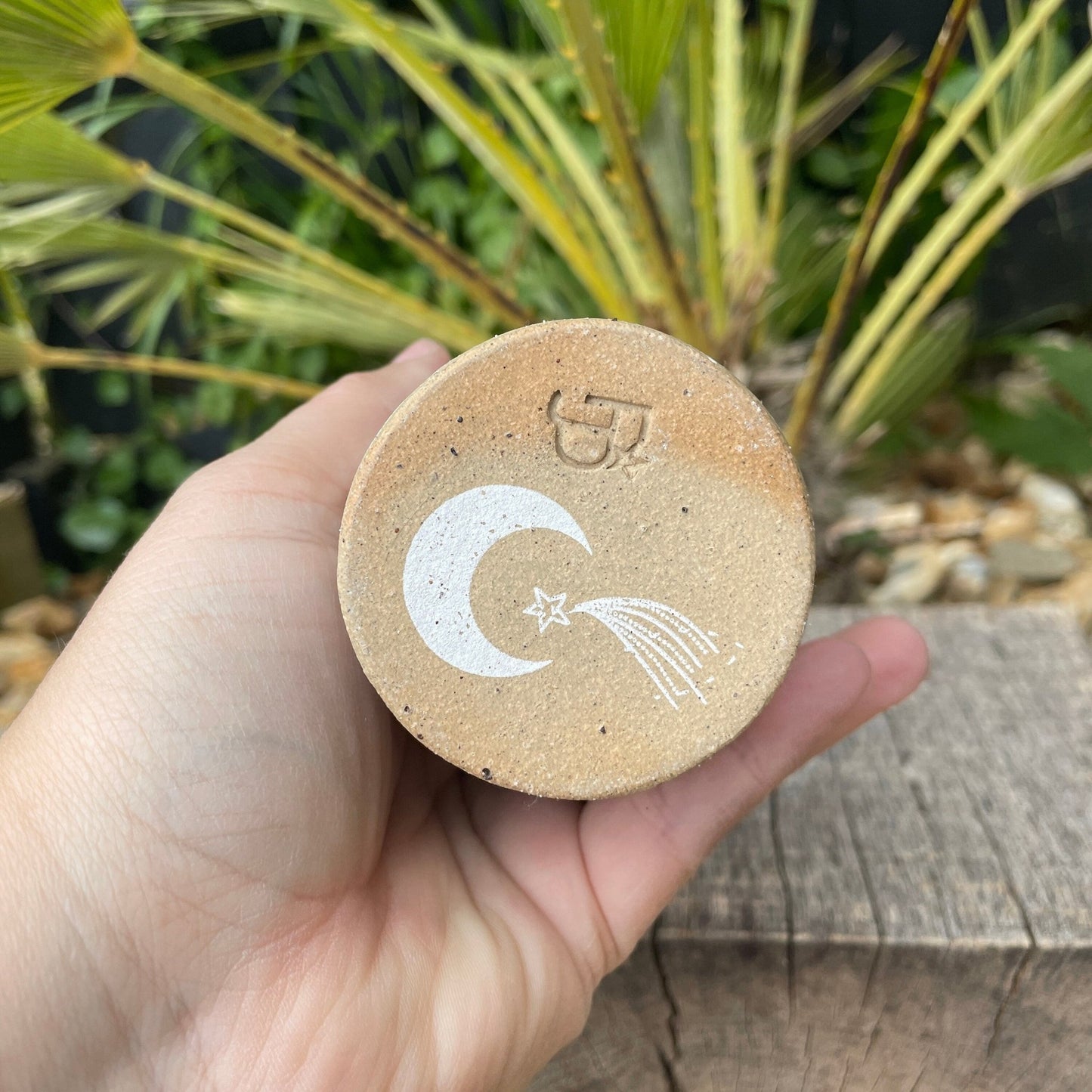 Large Space Ceramic Tumbler, Whimsy Goth, Handmade Modern Cup - FJD Ceramics