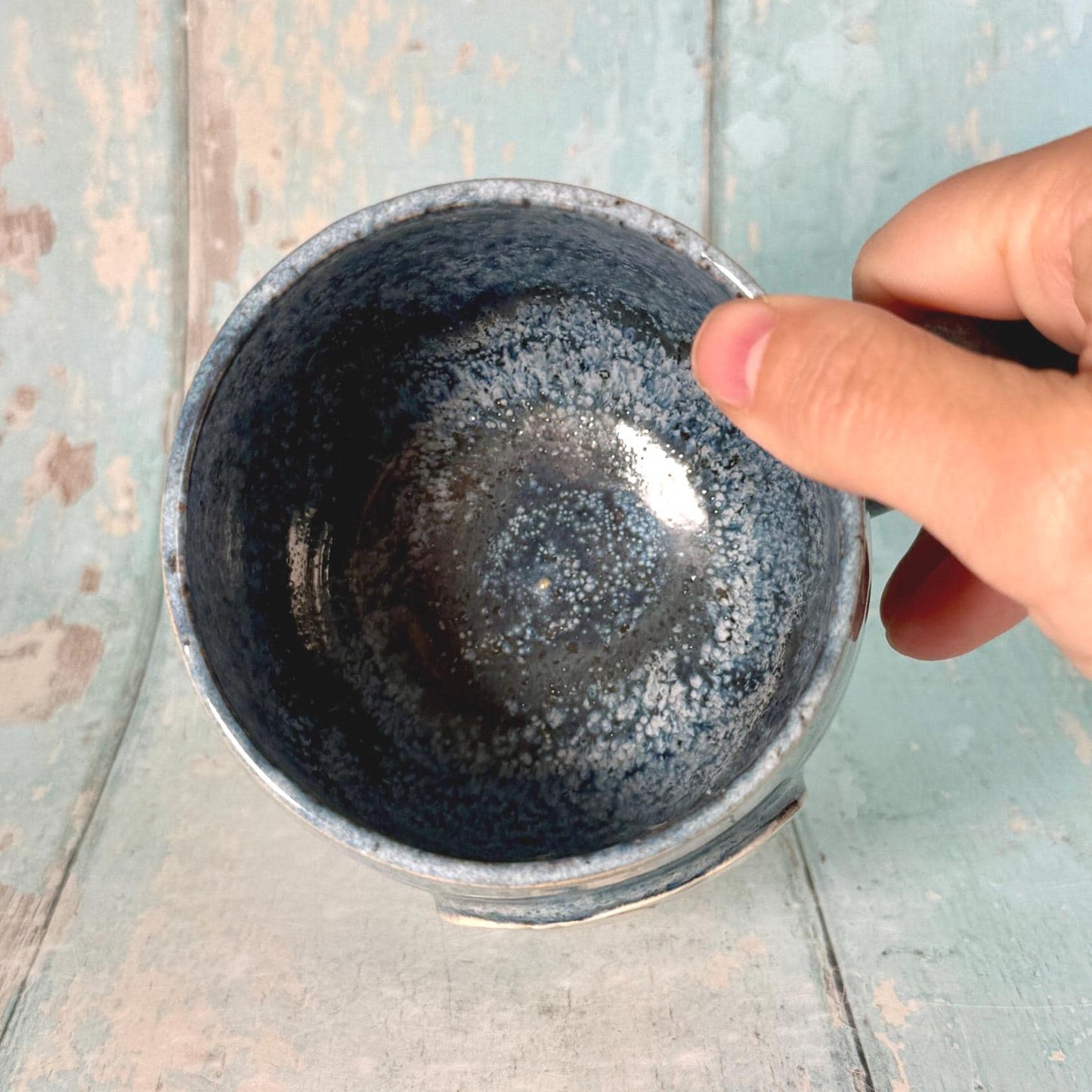 Manta Ray Mug, Large Ceramic Cup - FJD Ceramics