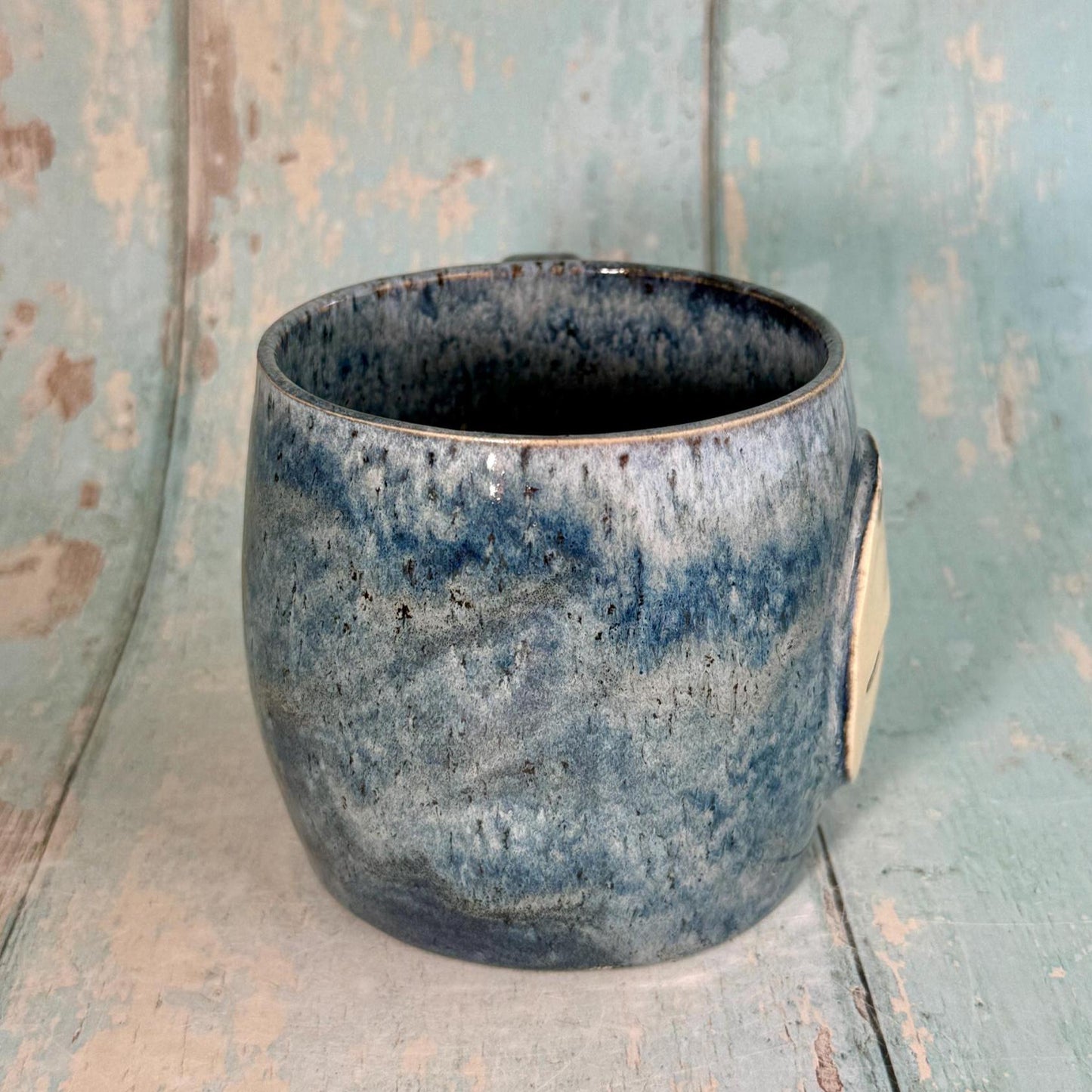 Manta Ray Mug, Large Ceramic Cup - FJD Ceramics