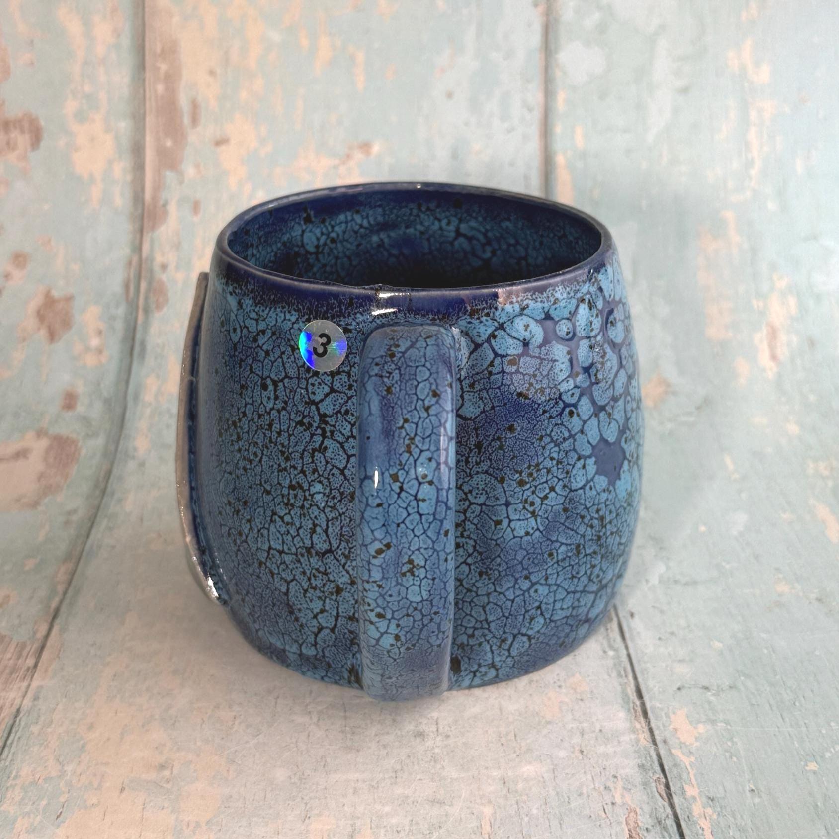 Manta Ray Mug, Large Ceramic Cup - FJD Ceramics