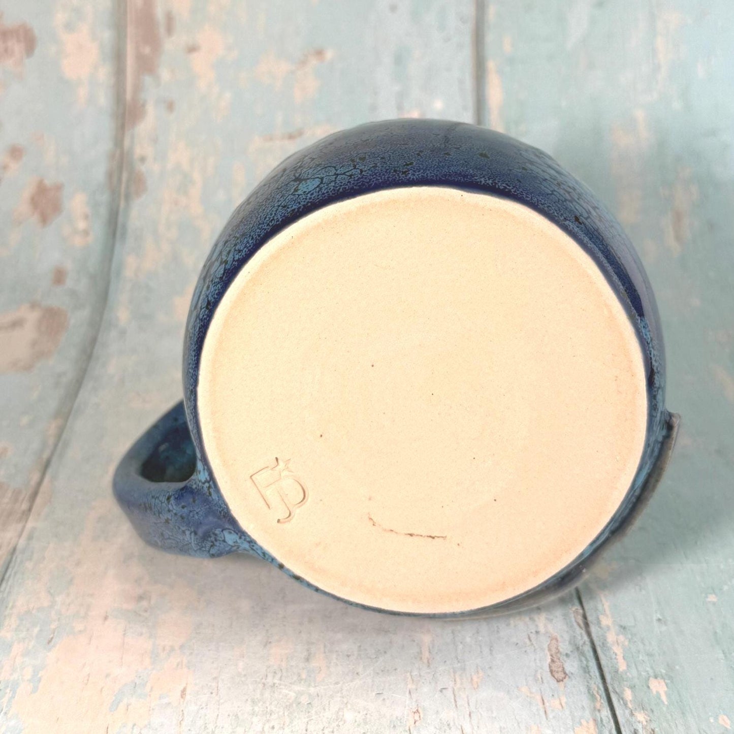 Manta Ray Mug, Large Ceramic Cup - FJD Ceramics