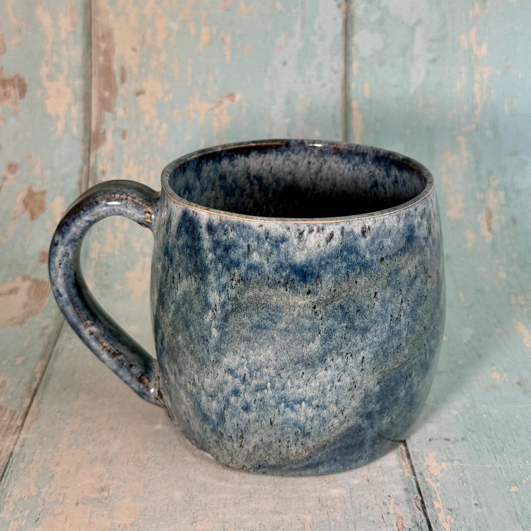 Manta Ray Mug, Large Ceramic Cup - FJD Ceramics