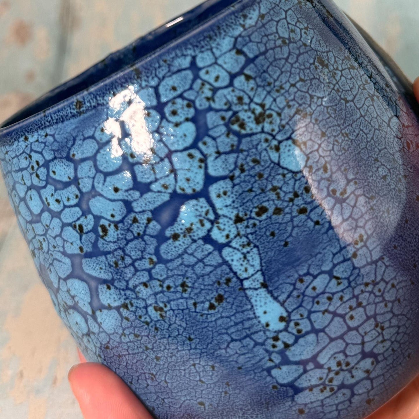 Manta Ray Mug, Large Ceramic Cup - FJD Ceramics