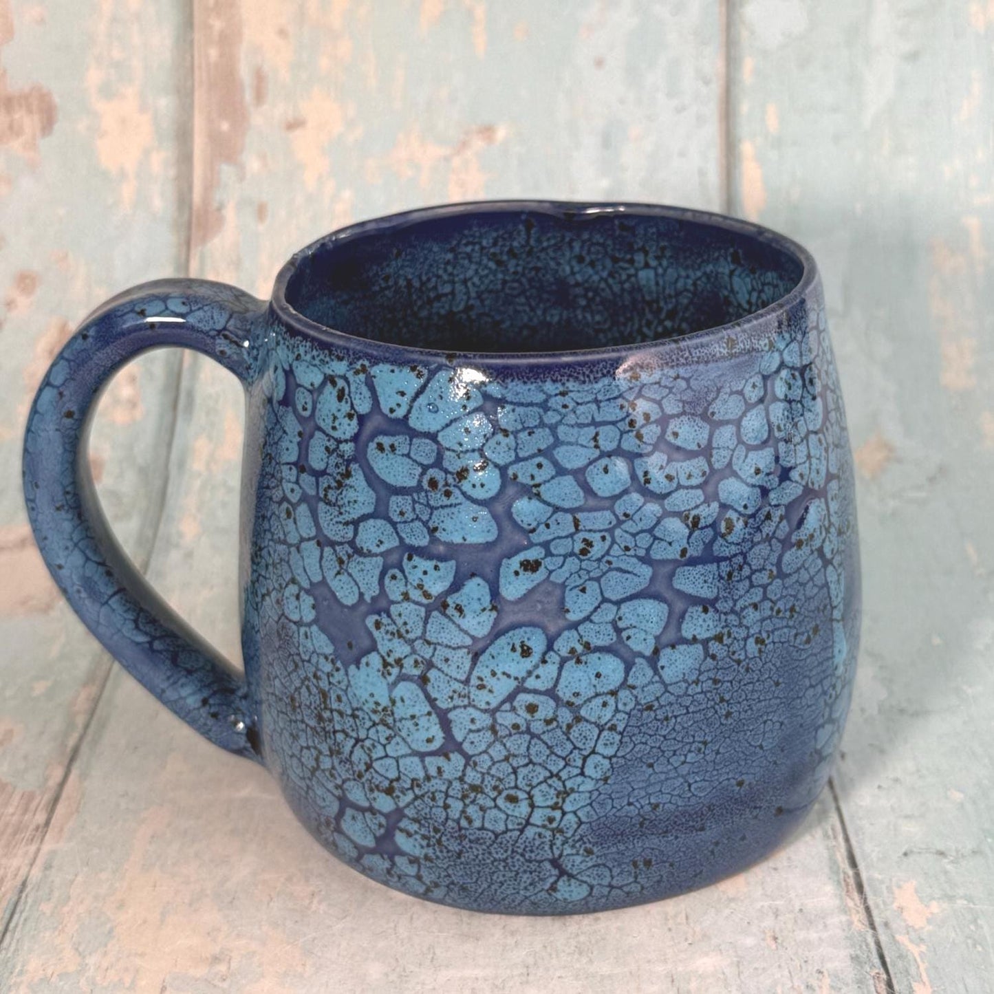 Manta Ray Mug, Large Ceramic Cup - FJD Ceramics
