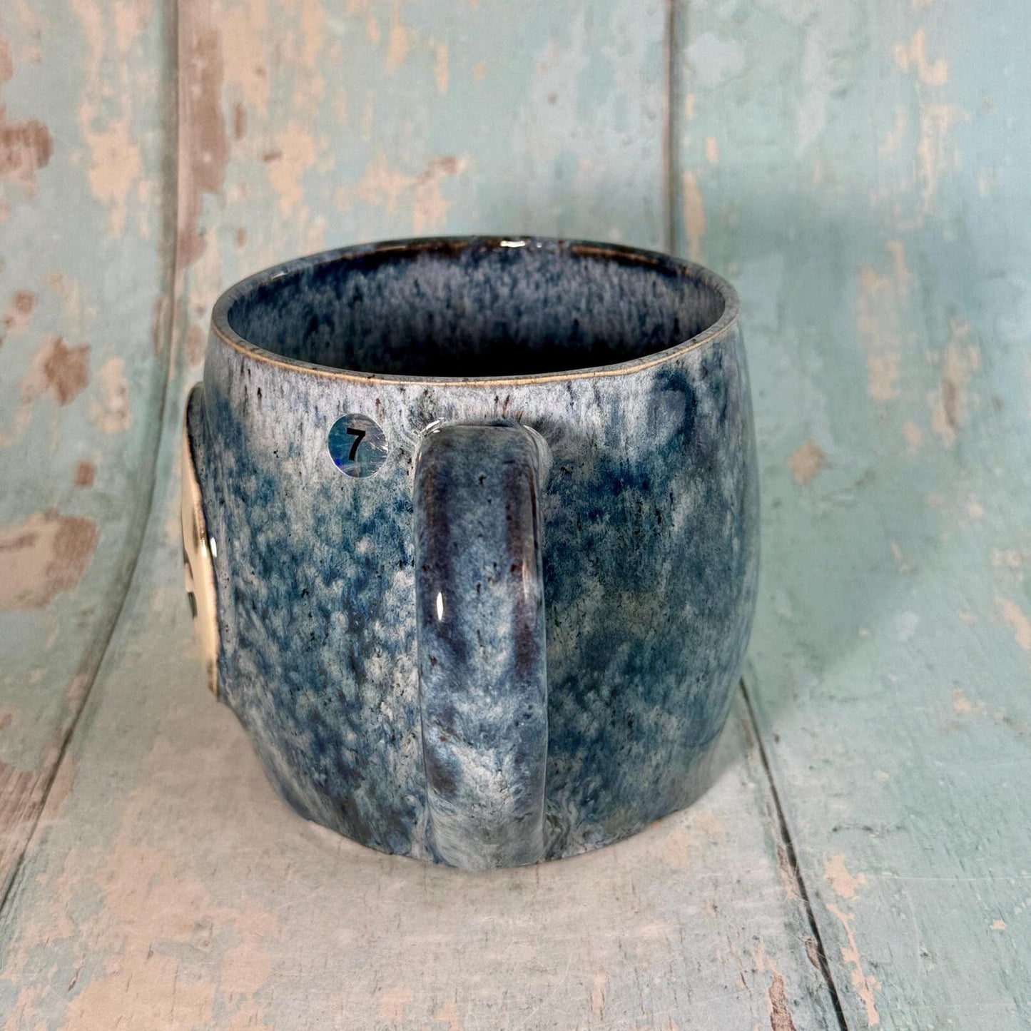 Manta Ray Mug, Large Ceramic Cup - FJD Ceramics