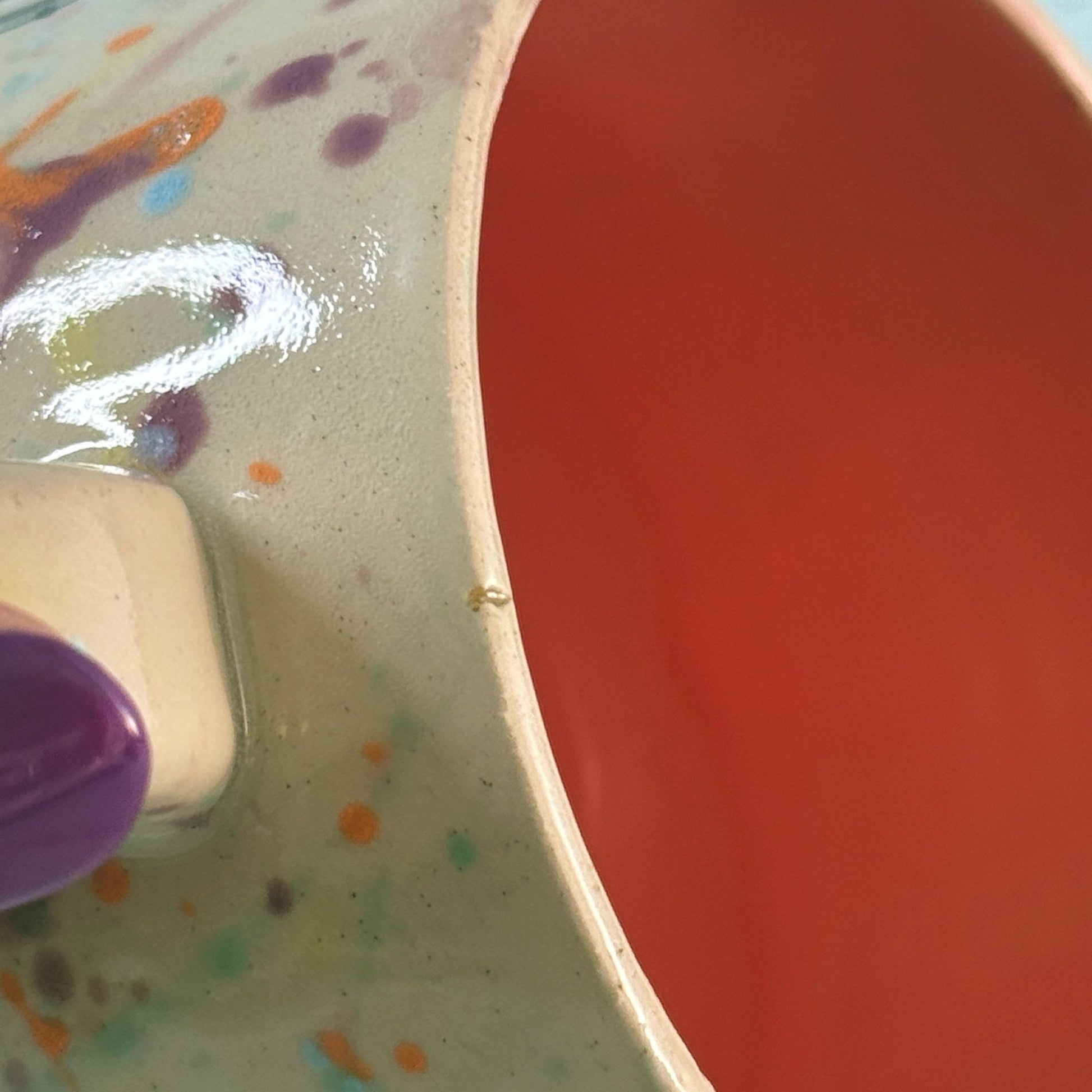 Pastel Pink Luna Moth Mug, Large Ceramic Cup - Second - FJD Ceramics