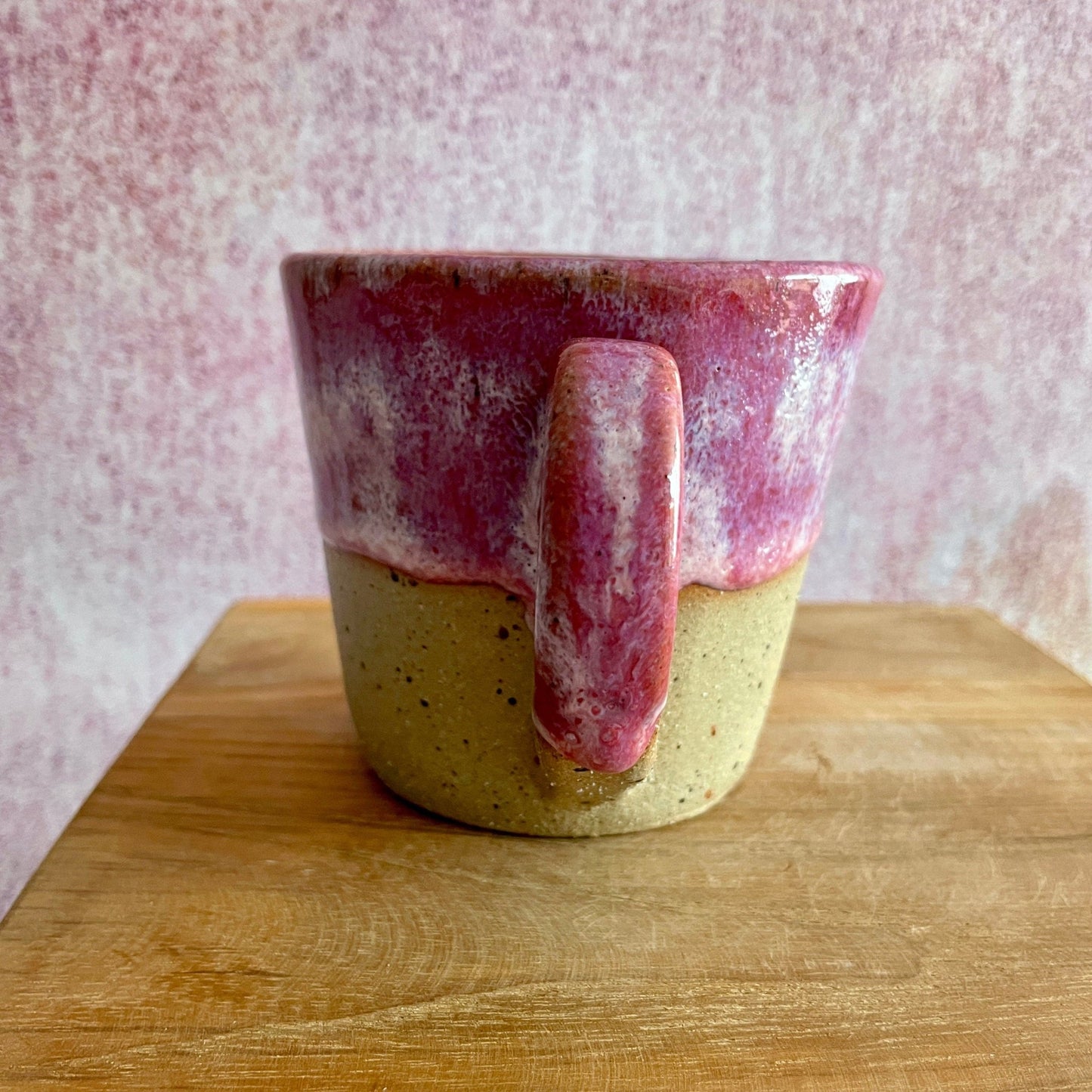 Pink Ceramic Mug, Handmade Cup - FJD Ceramics
